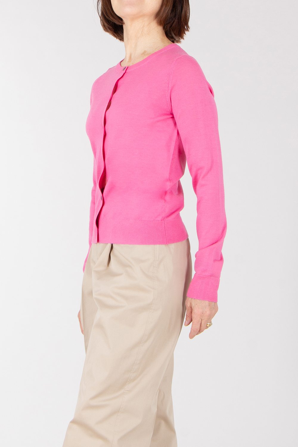 0039 ITALY Regular Fit Wool Cardigan Giulia