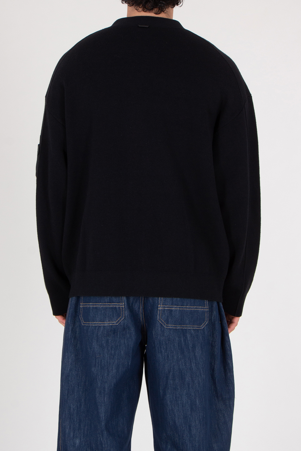 JUNN.J Oversized Cotton Wool Cardigan