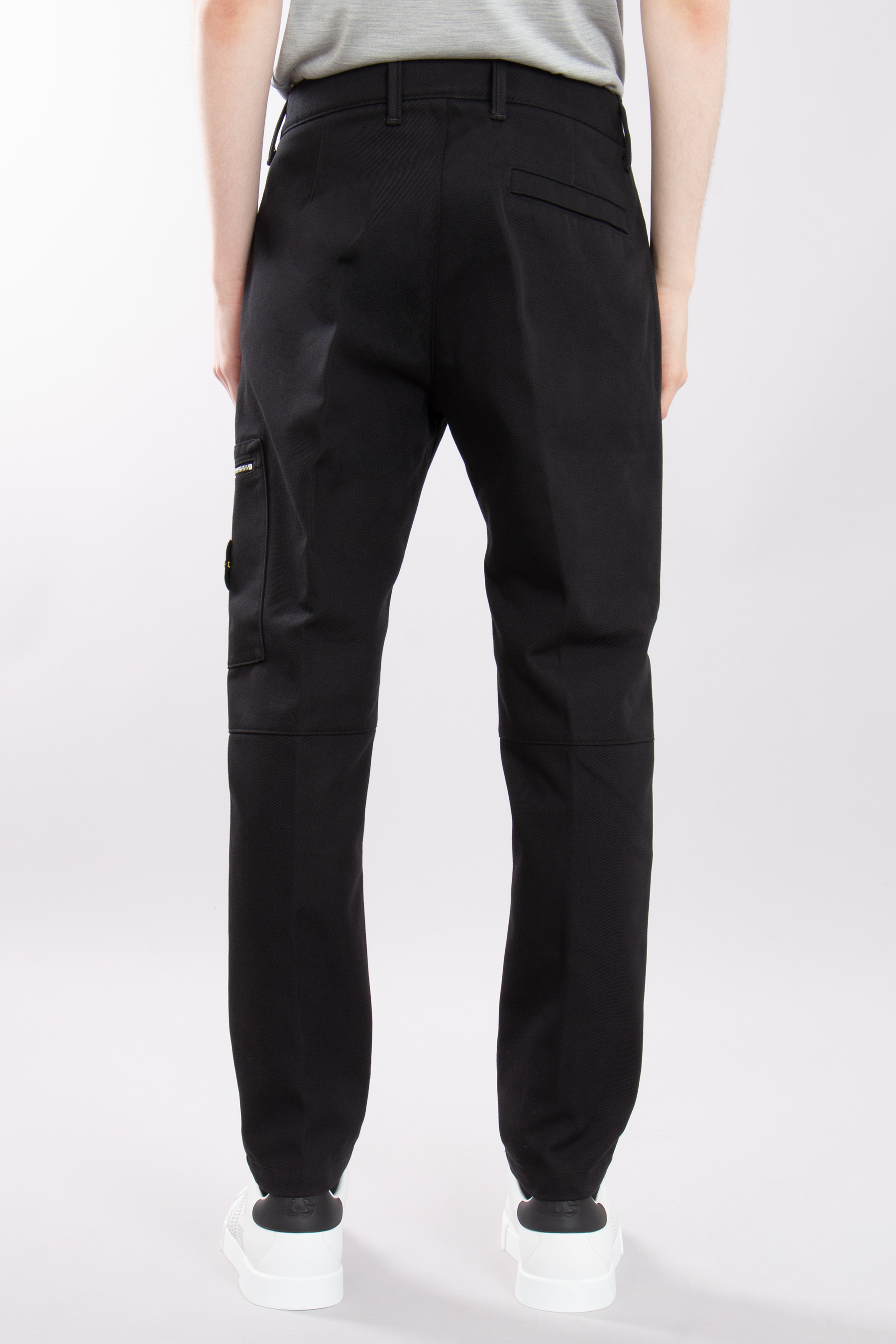 STONE ISLAND Cotton-Nylon Blend Twill Pants STONE ISLAND Cotton-Nylon Blend Twill Pants