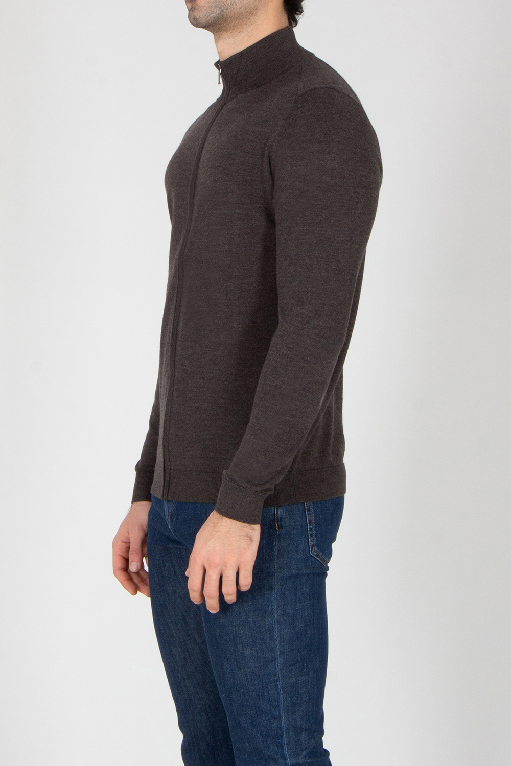 Pulli, Jeanshose, Langarm, Jacke, Person