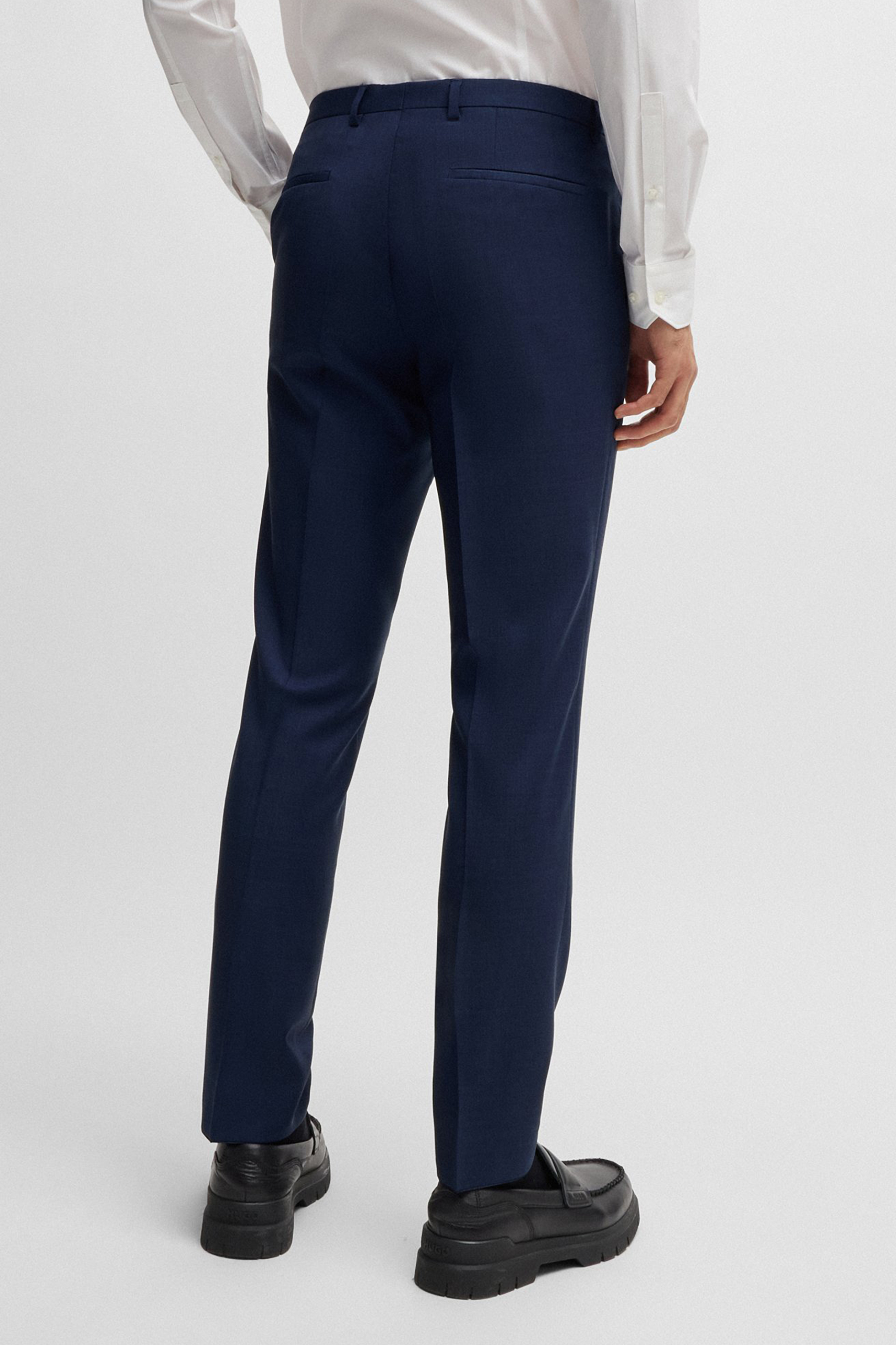 HUGO Extra Slim Fit Virgin Wool Suit Pants Hesten HUGO Extra Slim Fit Virgin Wool Suit Pants Hesten