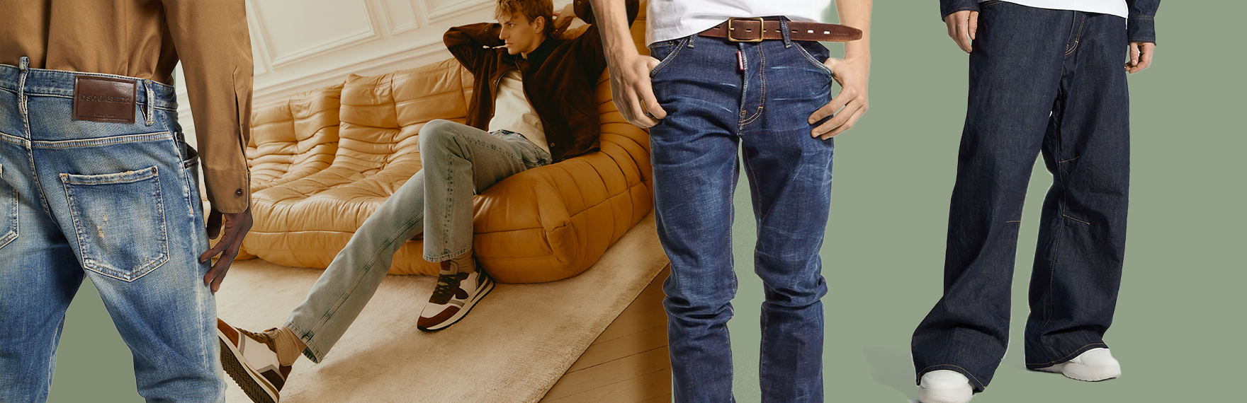 Hosen, Jeans, Couch, Mann, Person