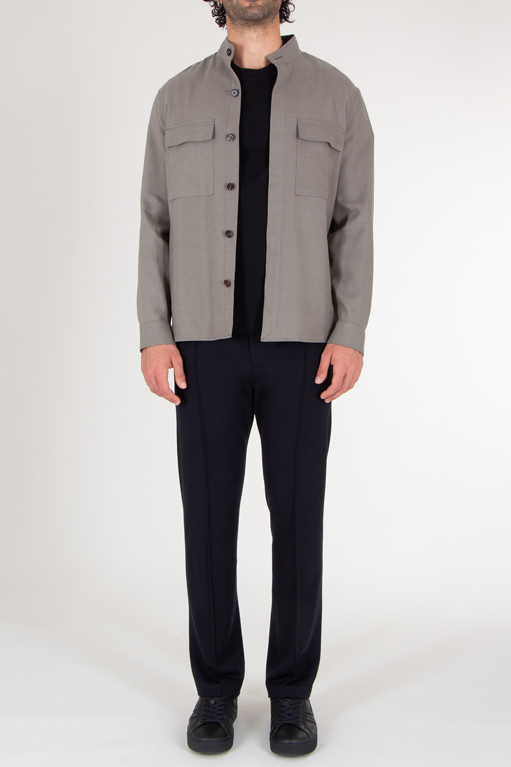 ZEGNA Regular Fit Oasi Lino Overshirt