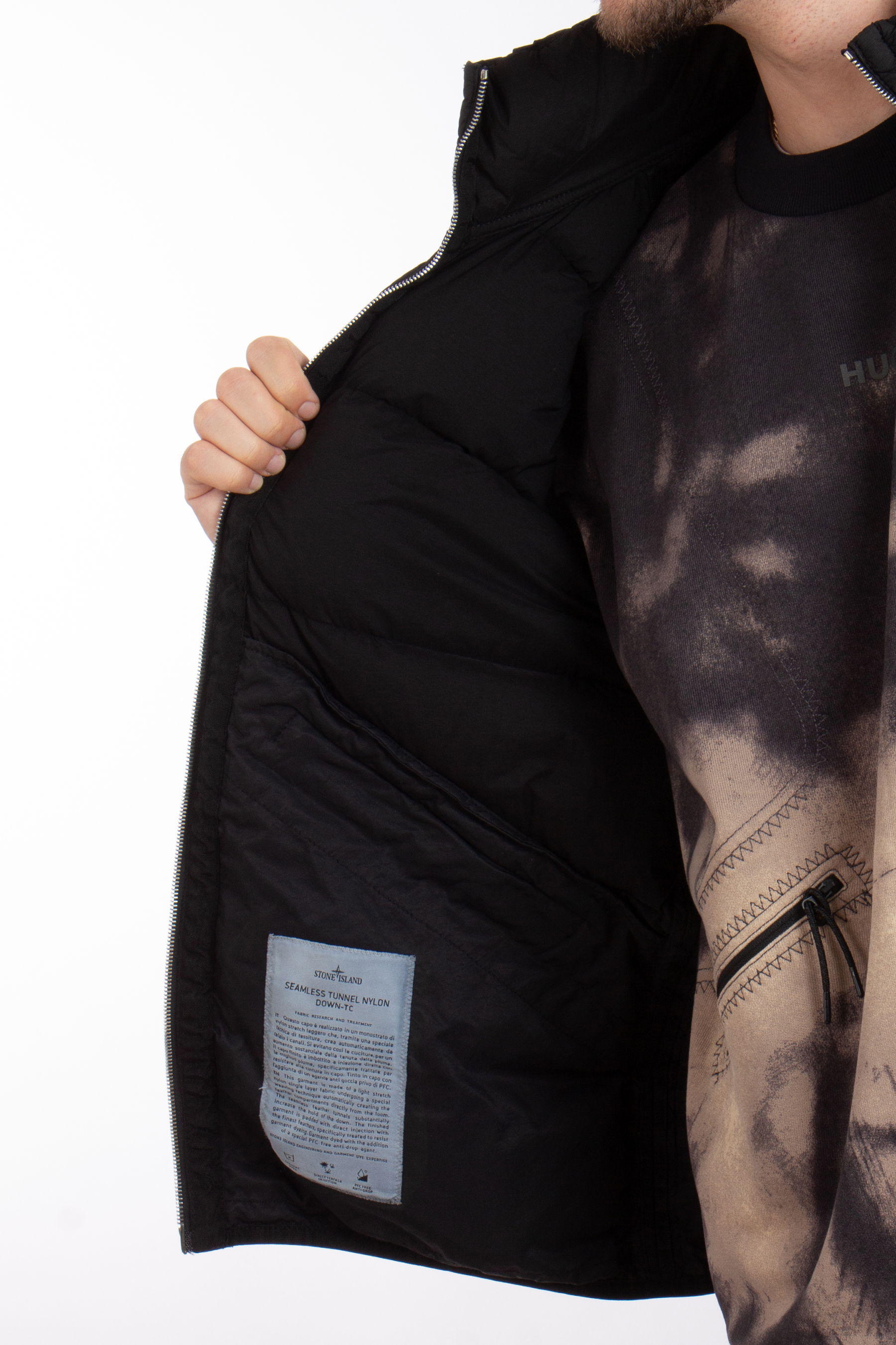 STONE ISLAND Seamless Tunnel Nylon Down-TC Vest STONE ISLAND Seamless Tunnel Nylon Down-TC Vest