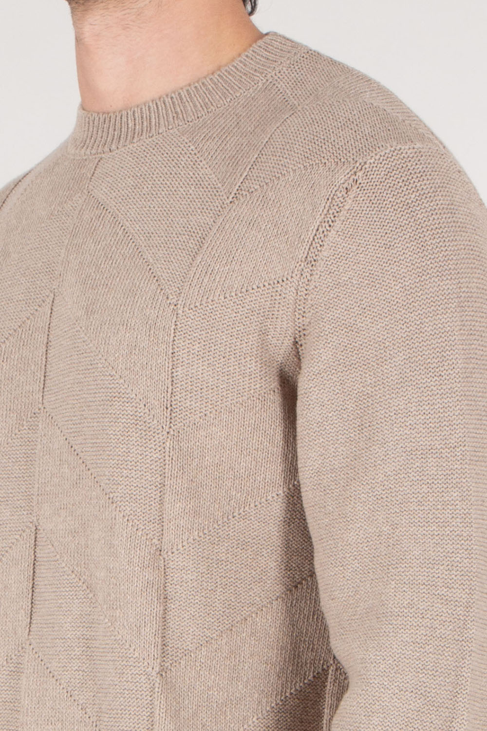 CANALI Regular Fit Cotton Silk Textured Sweater