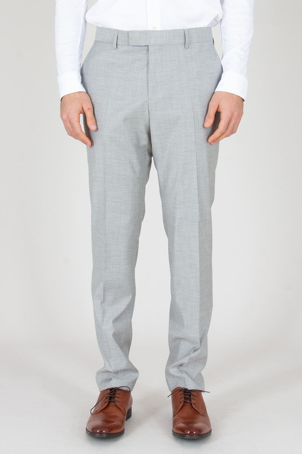 BOSS Slim Fit Virgin Wool Stretch Blend Suit H-Huge