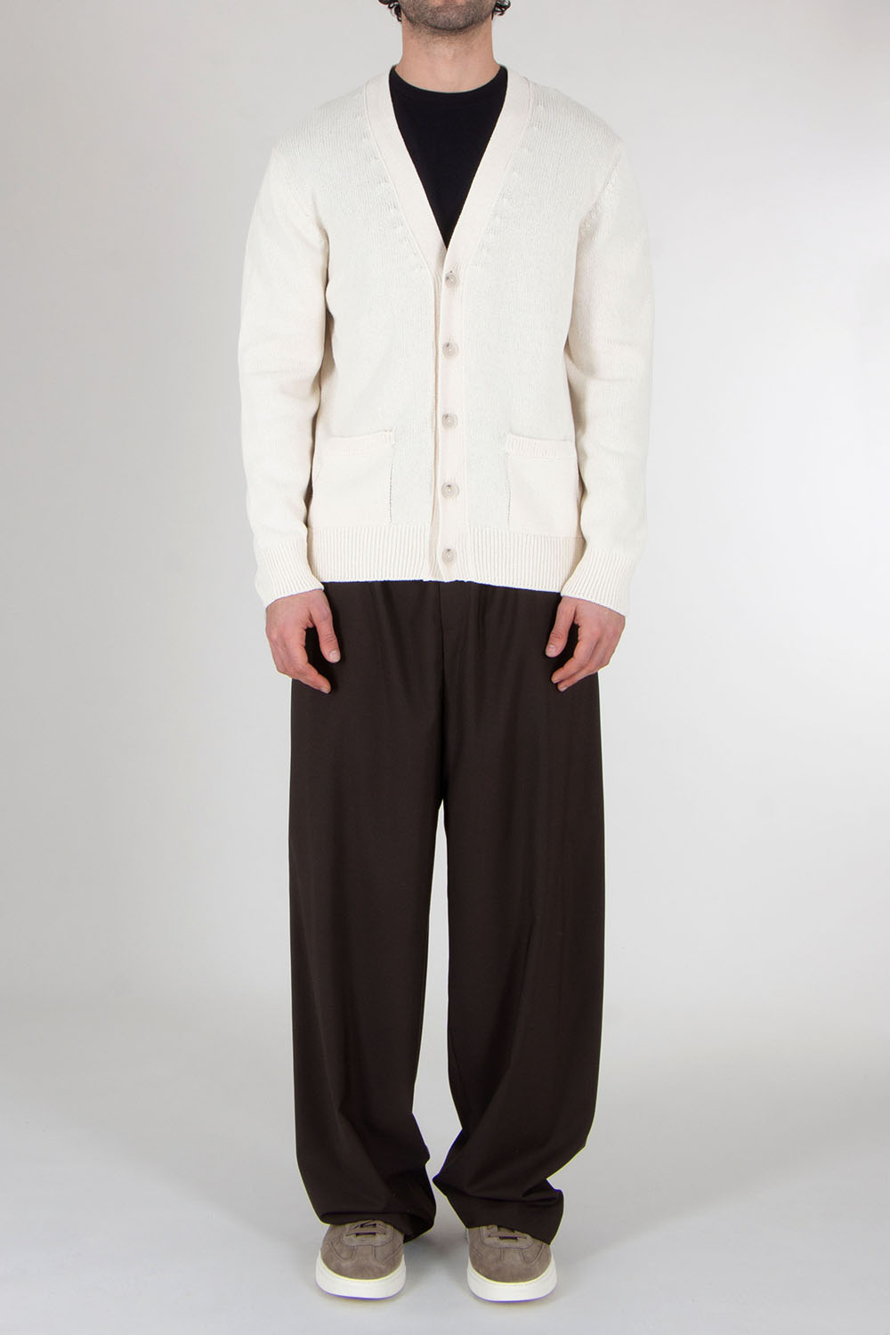 BECKHAM x BOSS Regular Fit Cotton Mix Cardigan