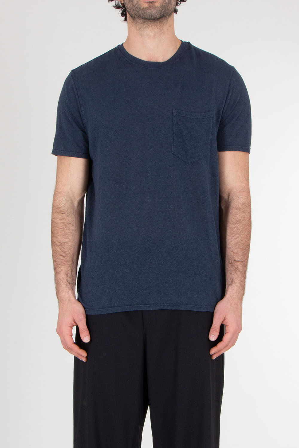 BOWERY NYC Regular Fit Linen T-Shirt