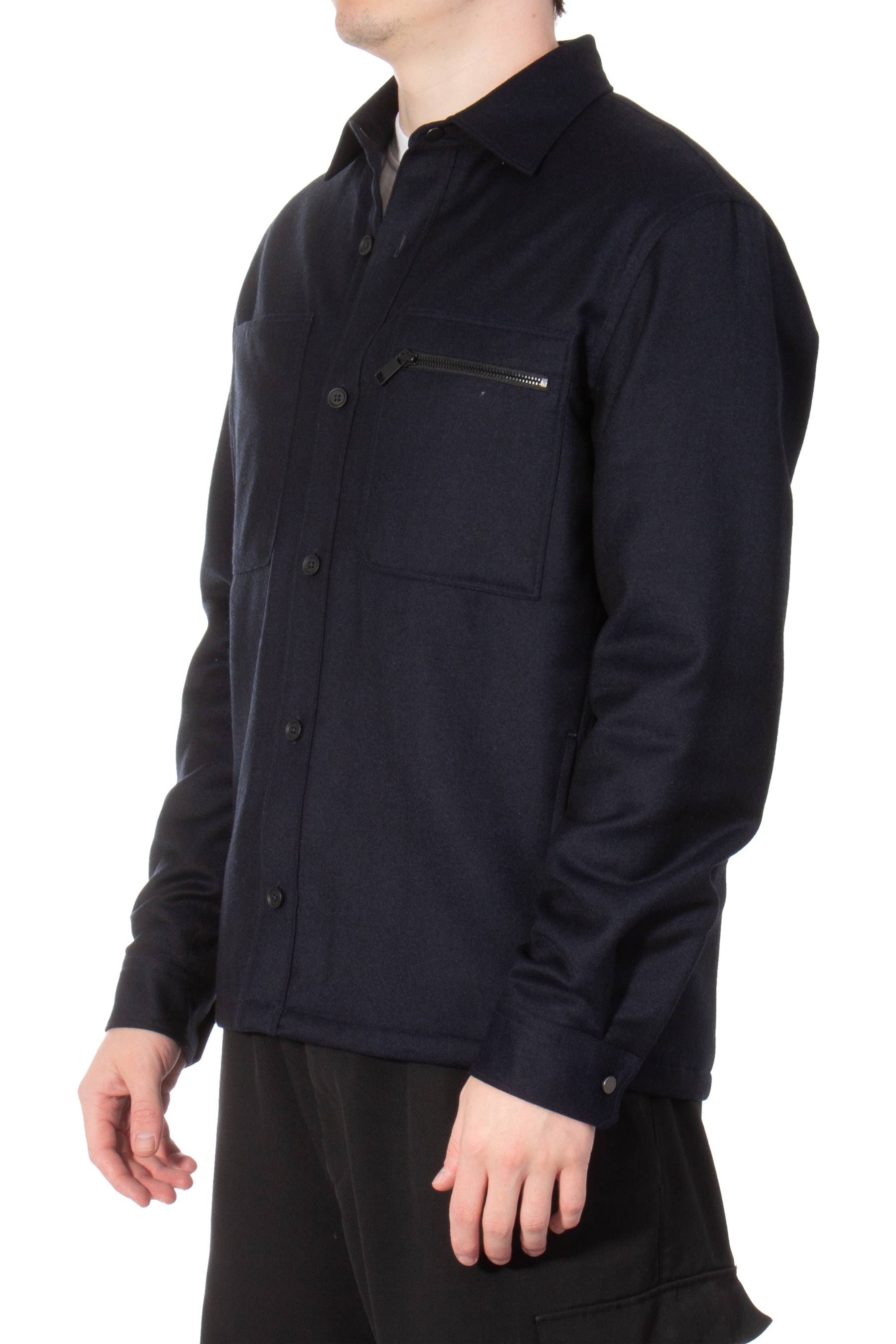ZEGNA Lined Techmerino Wool Overshirt ZEGNA Lined Techmerino Wool Overshirt