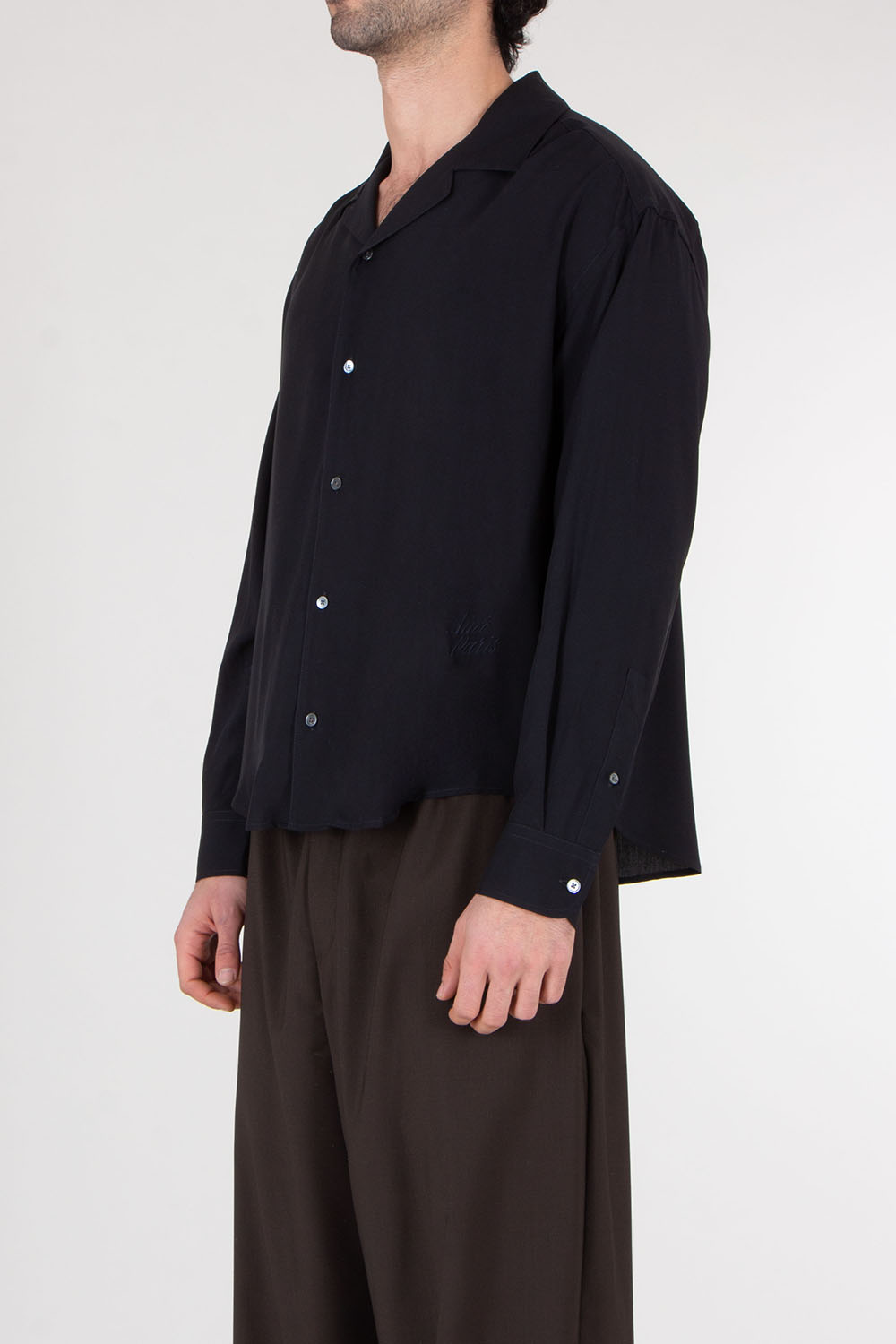 AMI PARIS Boxy Fit Viscose Shirt