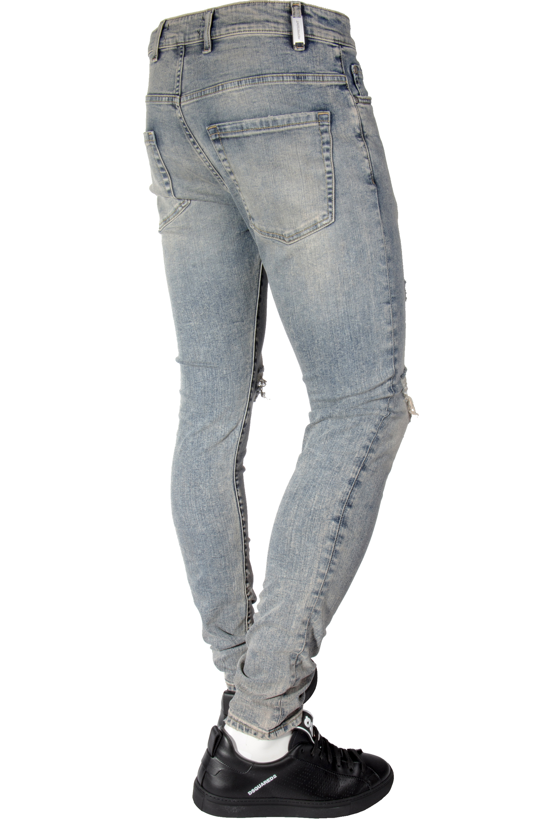 REPRESENT Destroyed Denim Pants