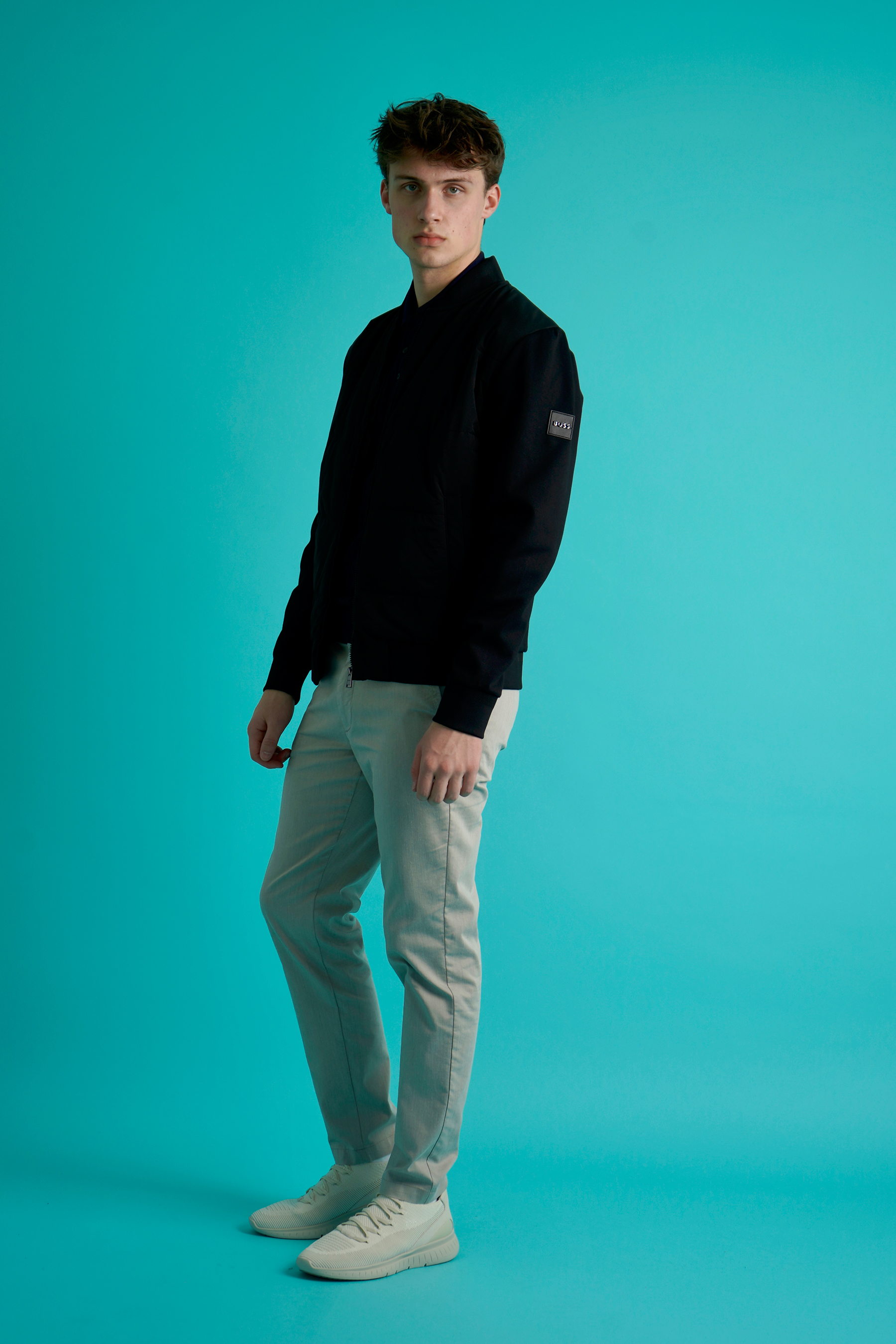 Hosen, Langarm, Person, Stehend, Schuh