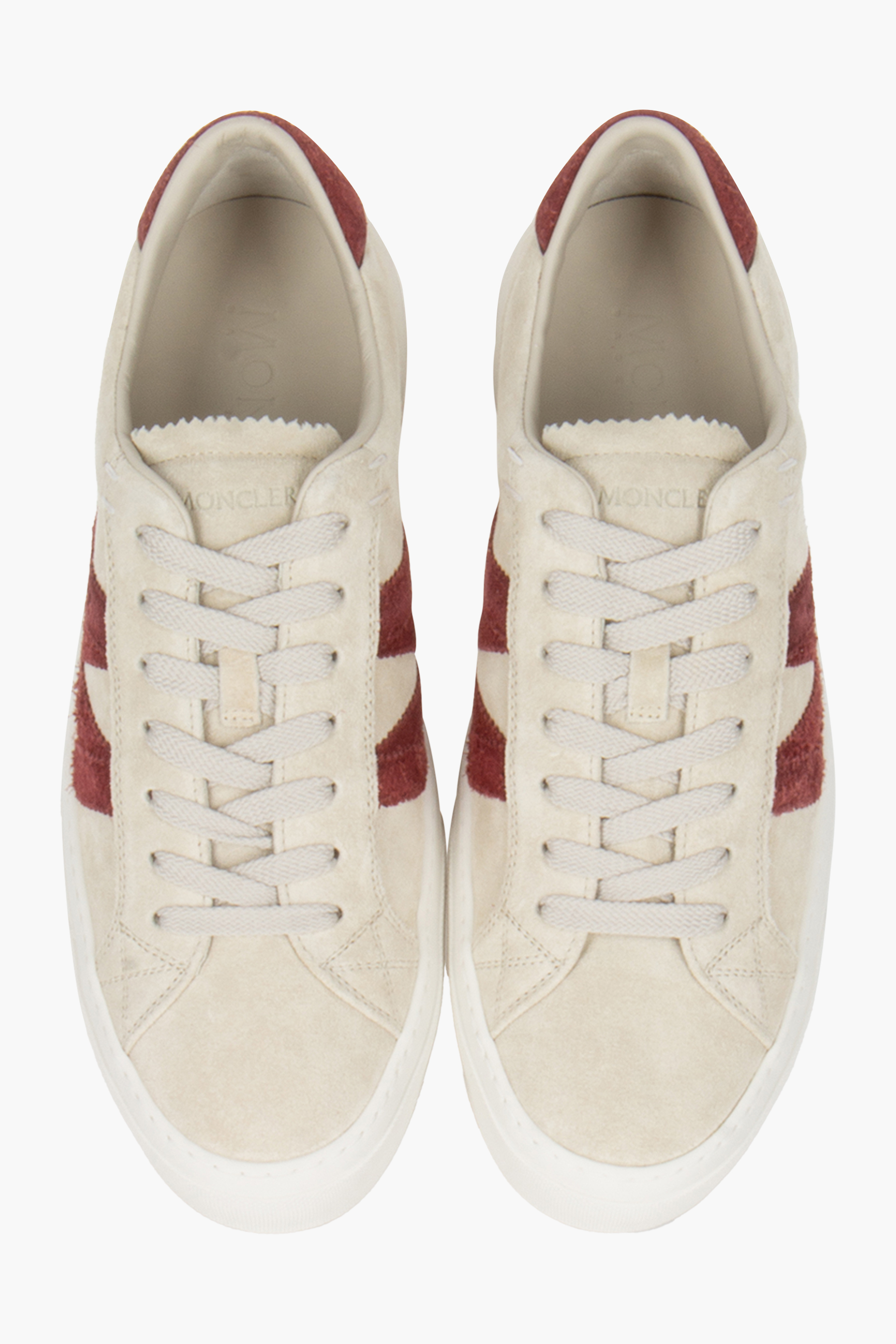 MONCLER Suede Sneakers Monaco2 Schuhwerk, Schuh, Sneaker, Leinwand, Wildleder