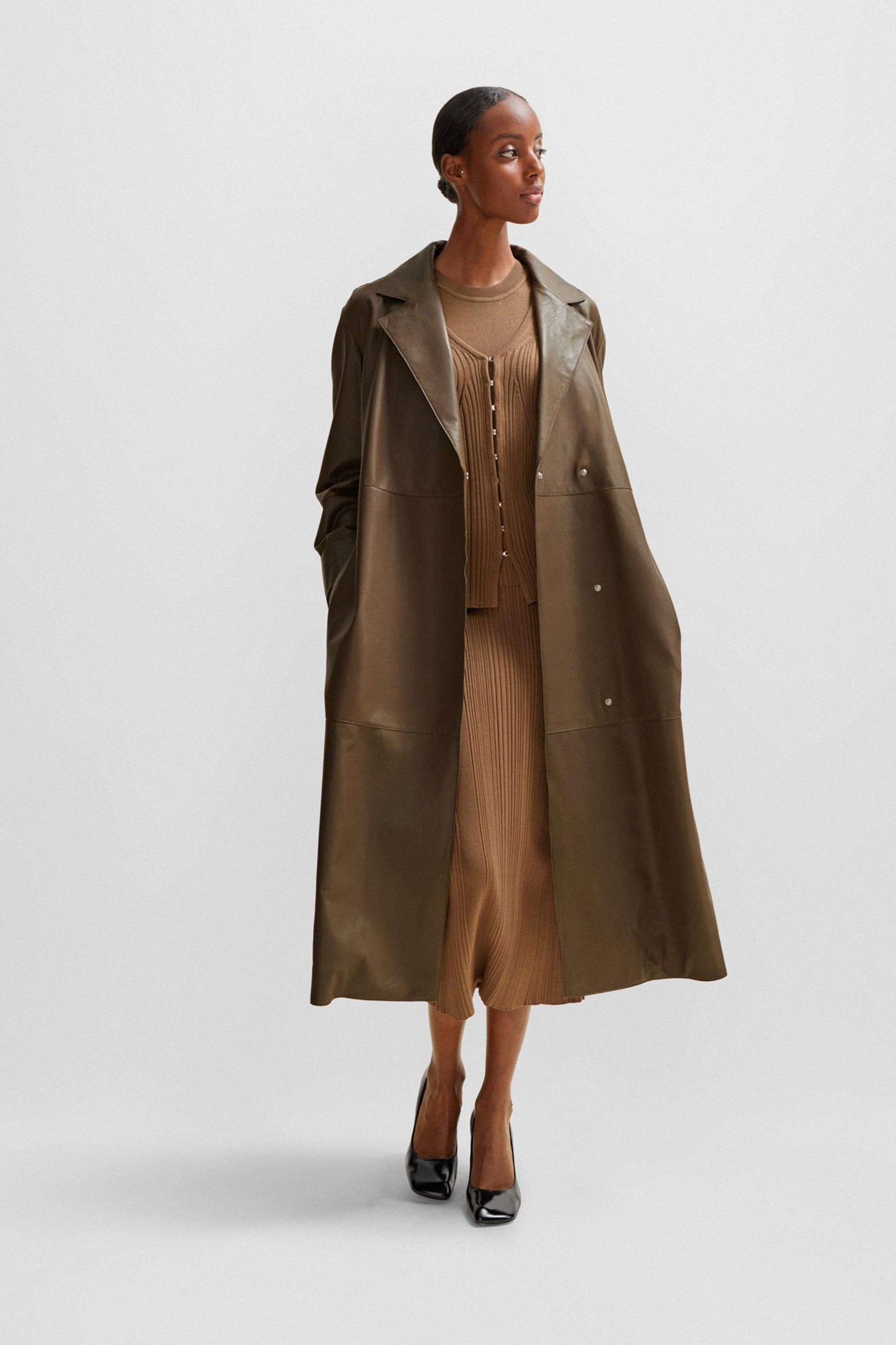 BOSS Nappa Leather Coat Sofiane BOSS Nappa Leather Coat Sofiane