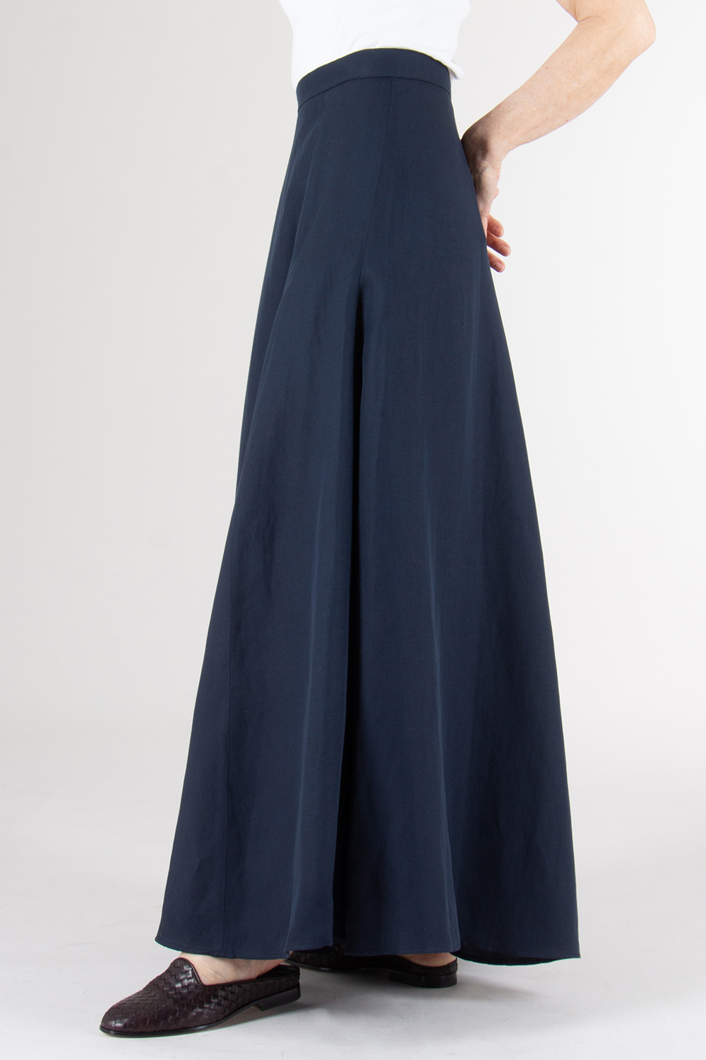 WOOLRICH Linen Blend Long Skirt