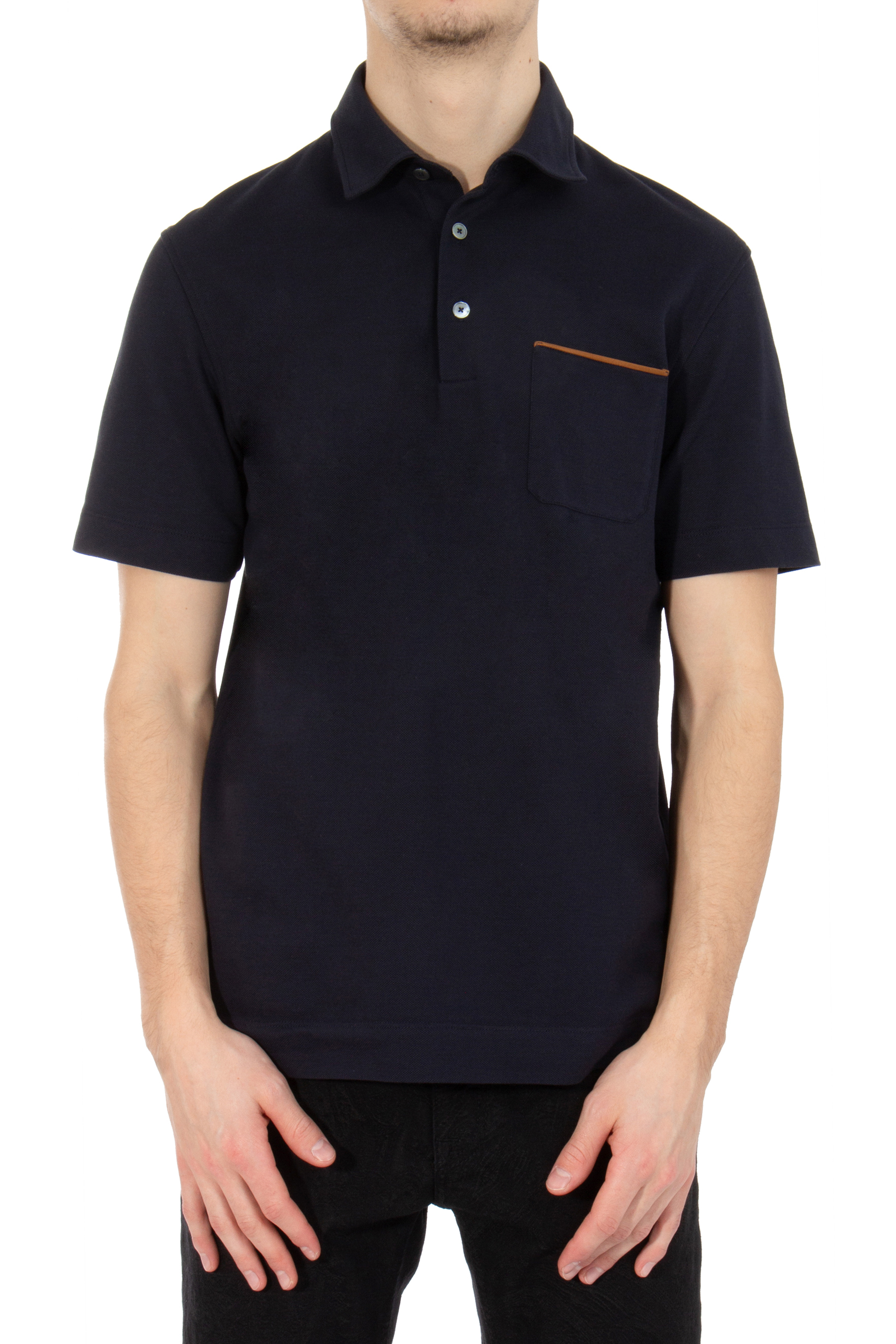 ZEGNA Cotton Piqué Polo Shirt ZEGNA Cotton Piqué Polo Shirt