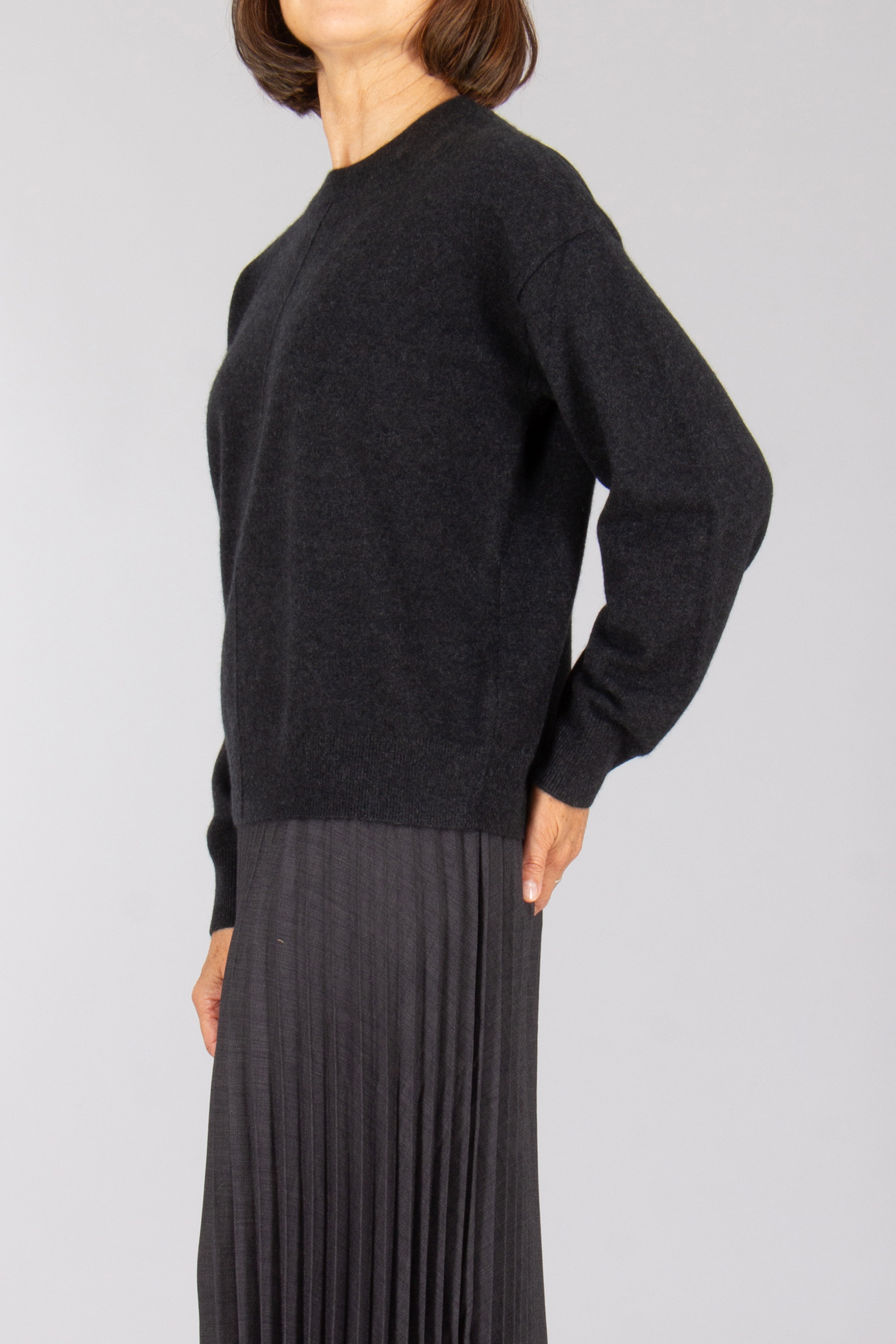 BOSS Relaxed Fit Cashmere Crew Neck Sweater Fascona Pulli, Langarm, Erwachsener, Person, Frau