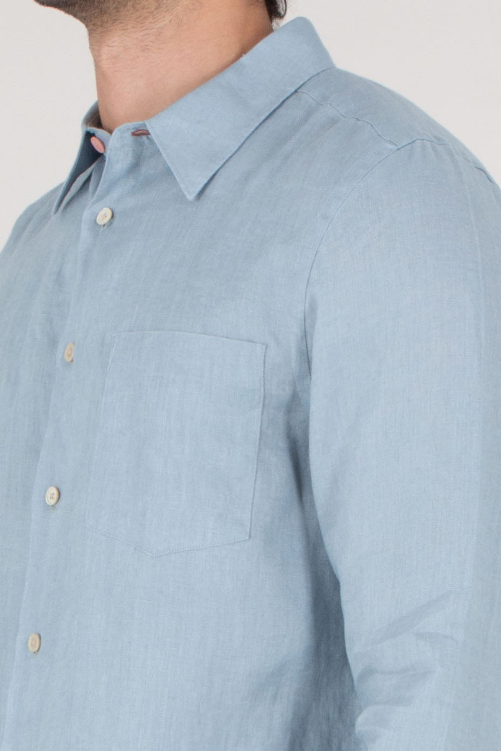 PAUL SMITH Regular Fit Linen Shirt 