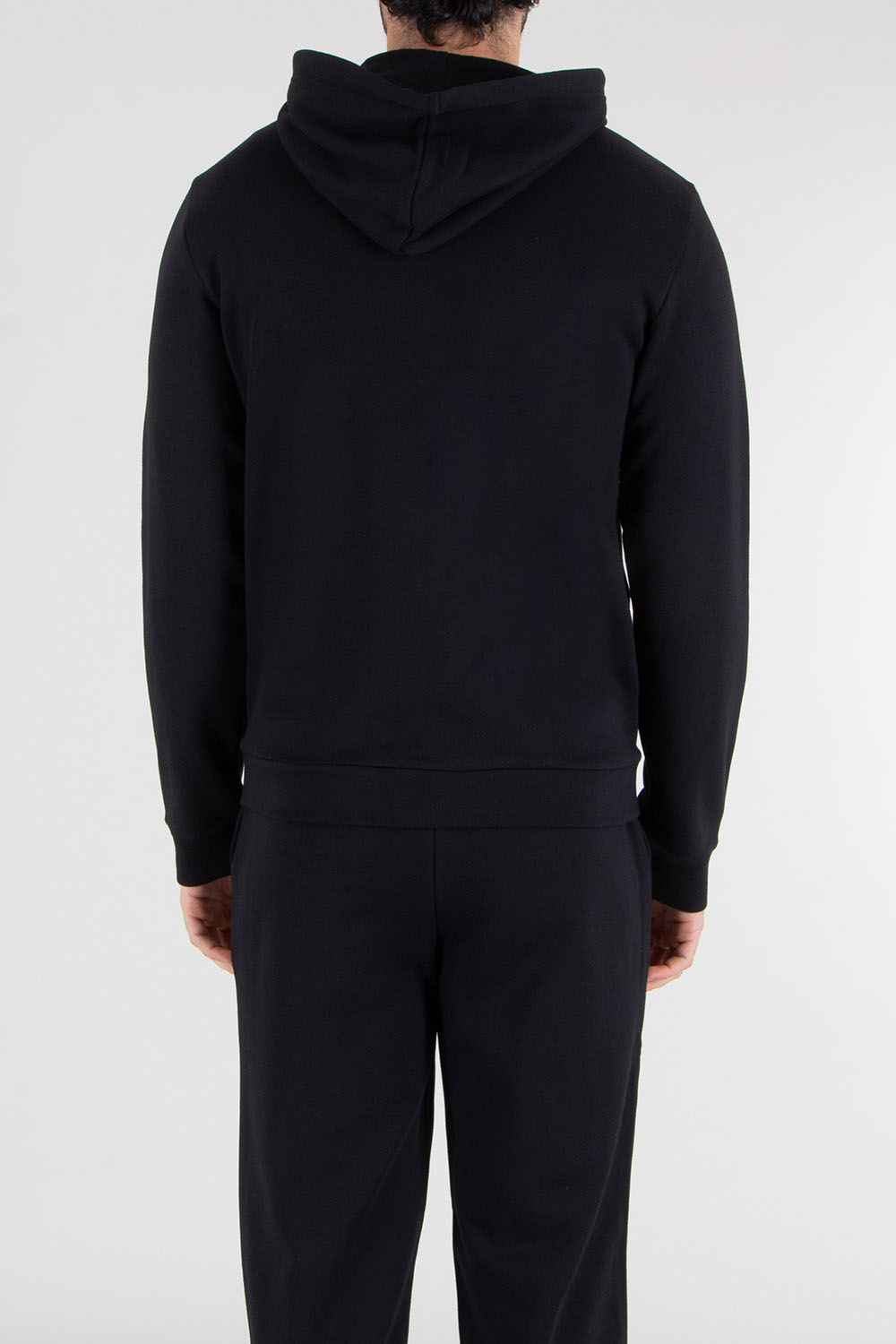 EMPORIO ARMANI Regular Fit Cotton-Modal French Terry Loungewear Zip-Up Hoodie