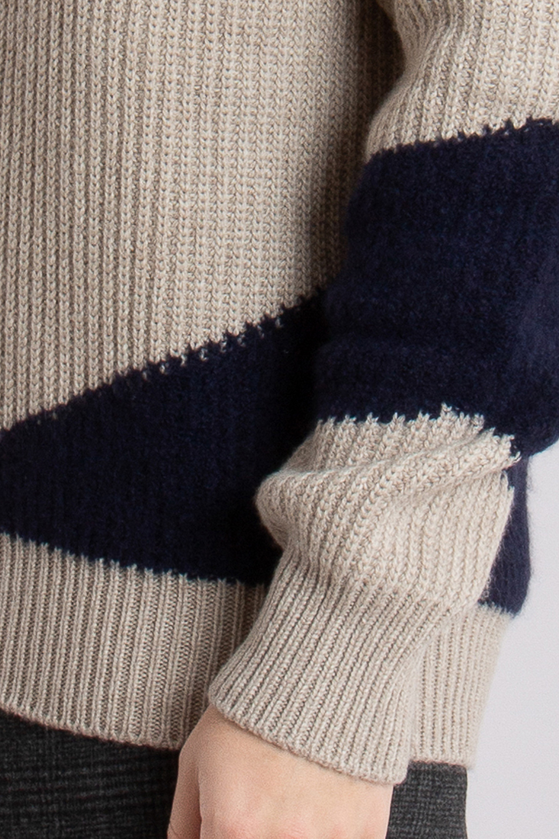 ZEGNA Intarsia Pattern Cashmere-Silk Blend Sweater ZEGNA Intarsia Pattern Cashmere-Silk Blend Sweater