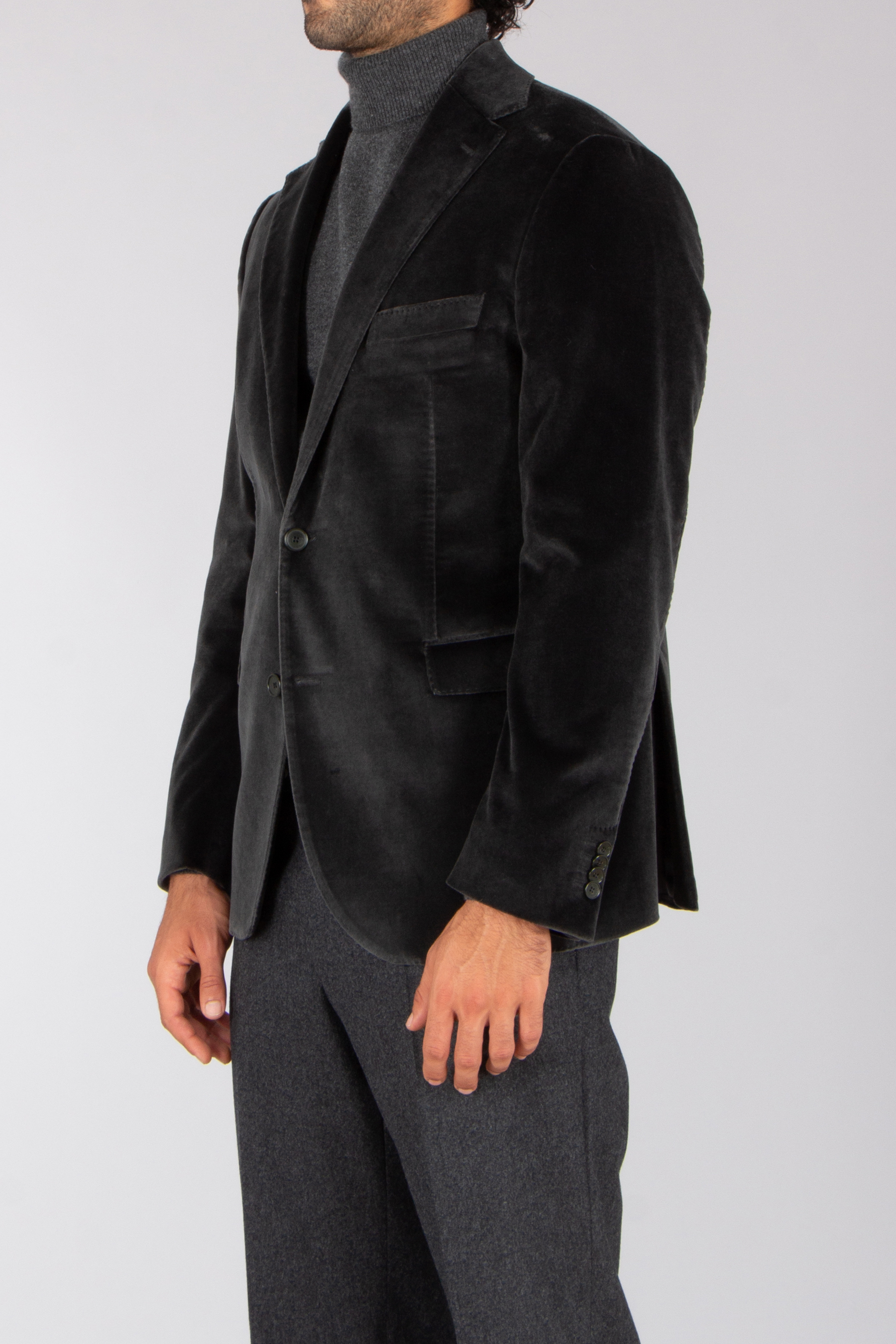 DRESSLER Regular Fit Cotton Stretch Velvet Jacket Sean Blazer, Mantel, Jacke, Formelle Kleidung, Anzug