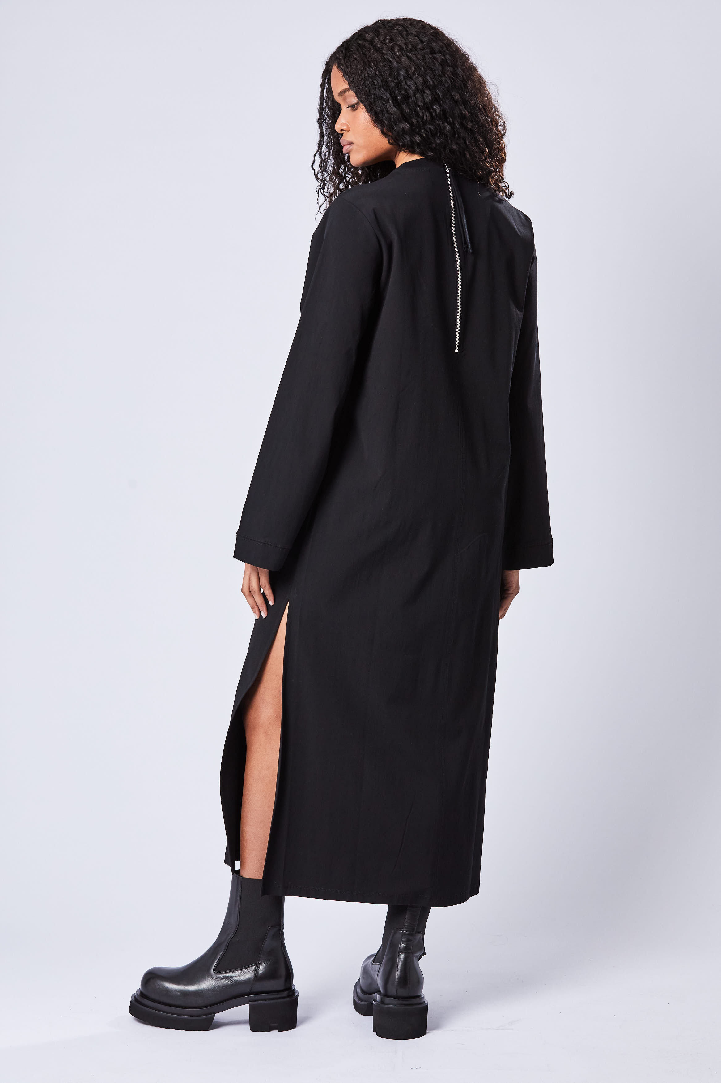 THOM KROM Woven Cotton Blend Shirt Dress THOM KROM Woven Cotton Blend Shirt Dress