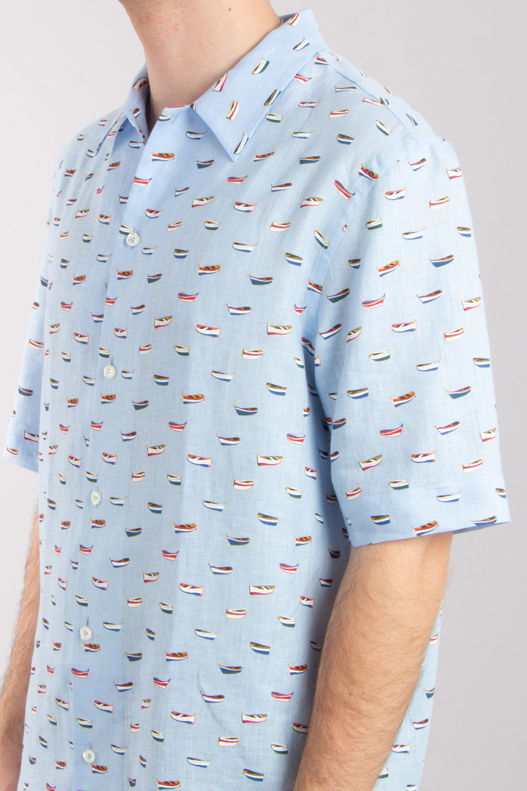 VAN LAACK Printed Linen Shirt Rilo