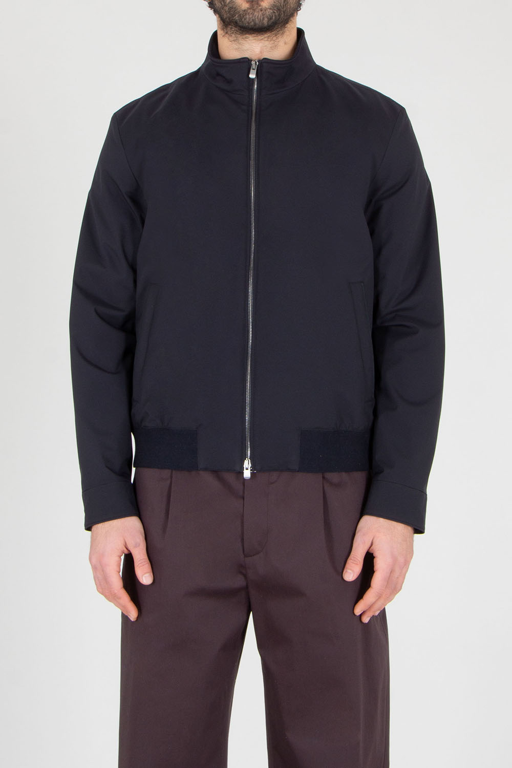 AGNONA Regular Fit Nylon Tech Twill Jacket