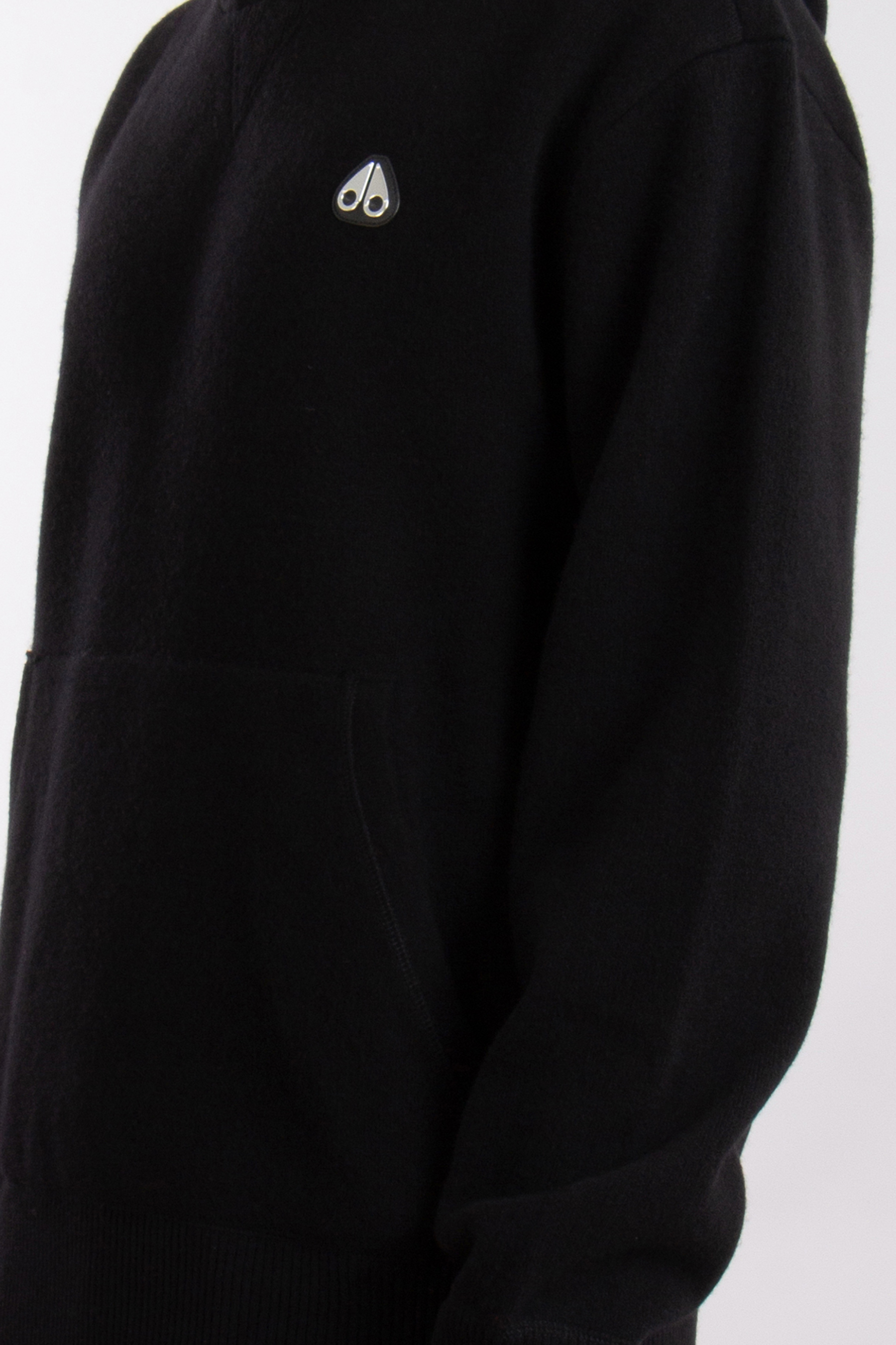 MOOSE KNUCKLES Hooded Wool-Cashmere Blend Sweater Jog Falls MOOSE KNUCKLES Hooded Wool-Cashmere Blend Sweater Jog Falls