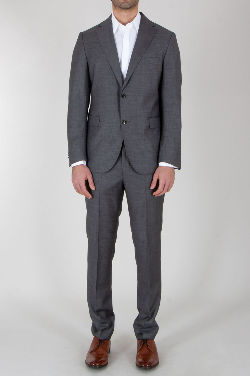 DRESSLER Regular Fit Natural Stretch Virgin Wool Pants Jim