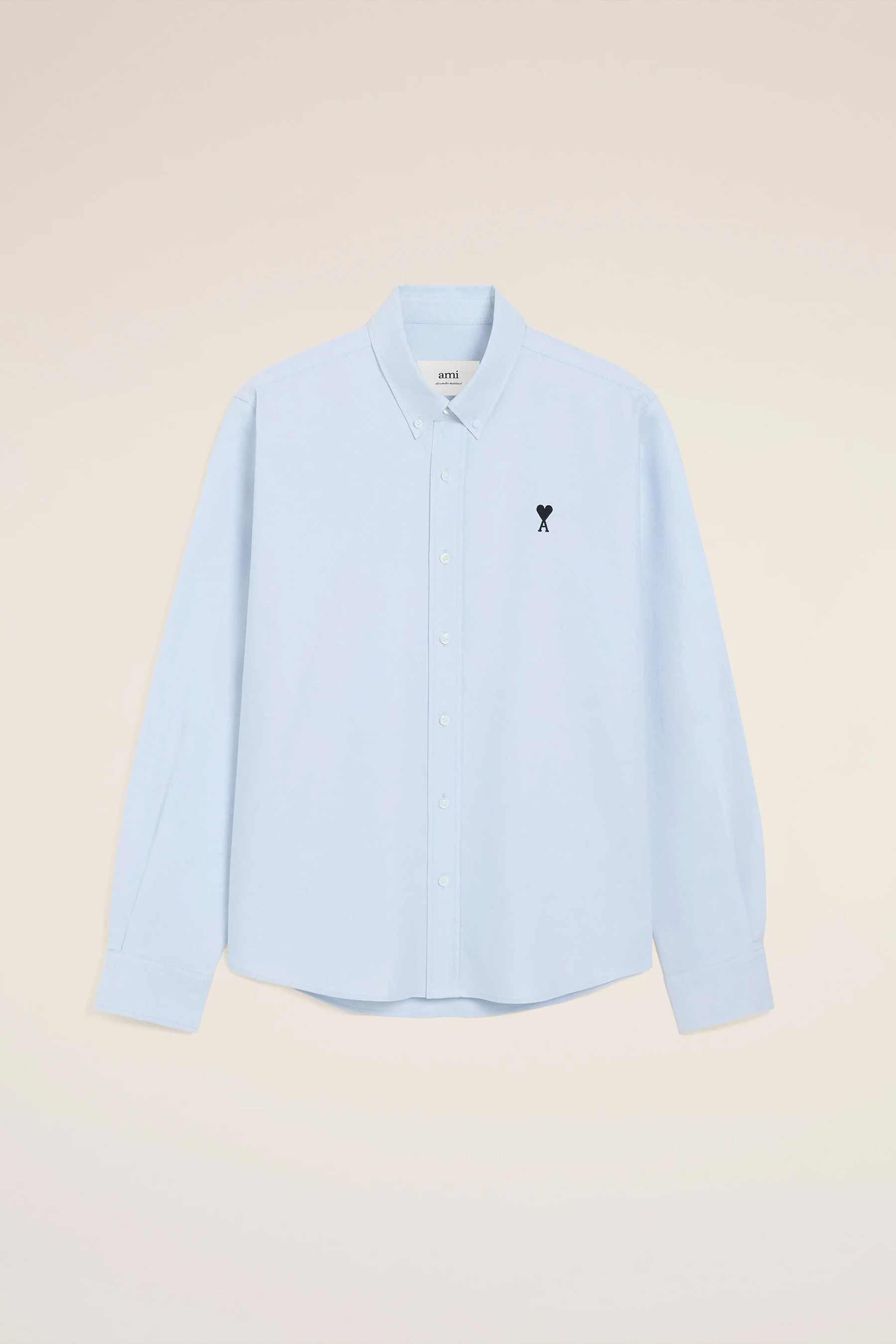 AMI PARIS Classic Fit Ami De Coeur Cotton Oxford Button-Down Shirt Bekleidung, Langarm, Ärmel, Hemd, Bluse