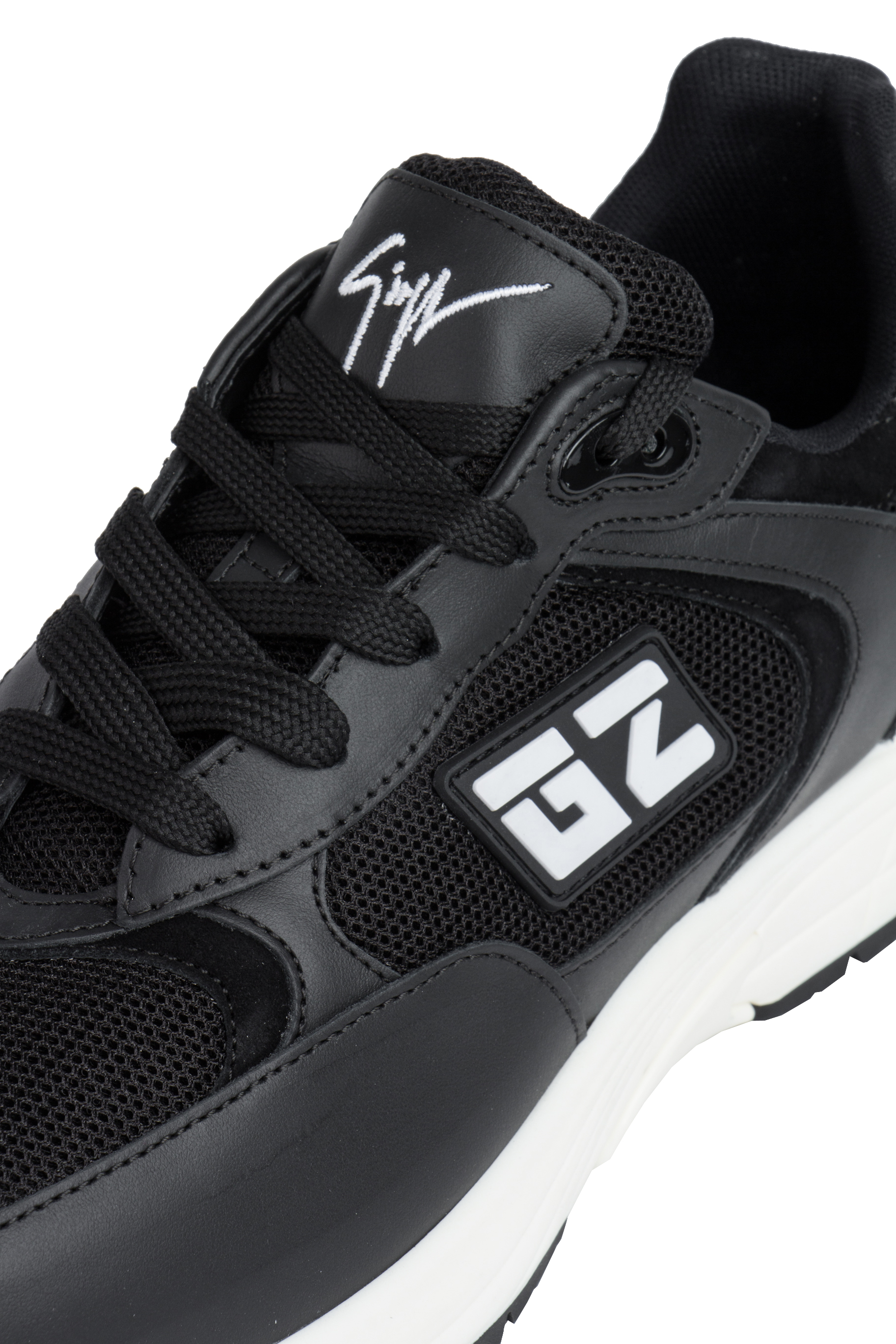 GIUSEPPE ZANOTTI Mesh & Leather Sneakers GZ Runner GIUSEPPE ZANOTTI Mesh & Leather Sneakers GZ Runner