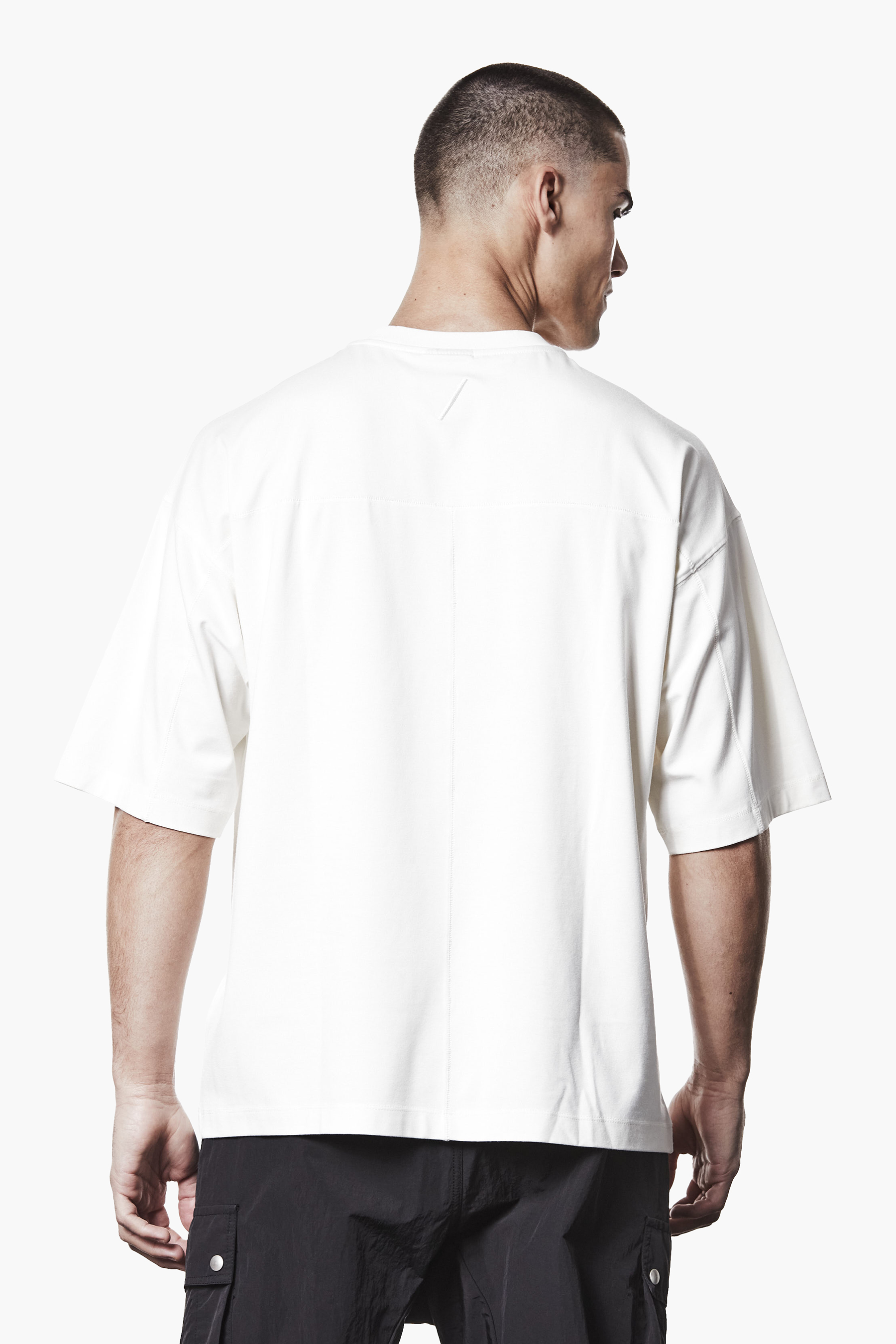 THOM KROM Oversized Fit Cotton-Modal Stretch Jersey T-Shirt T-shirt, Ärmel, Hemd, Mann, Person