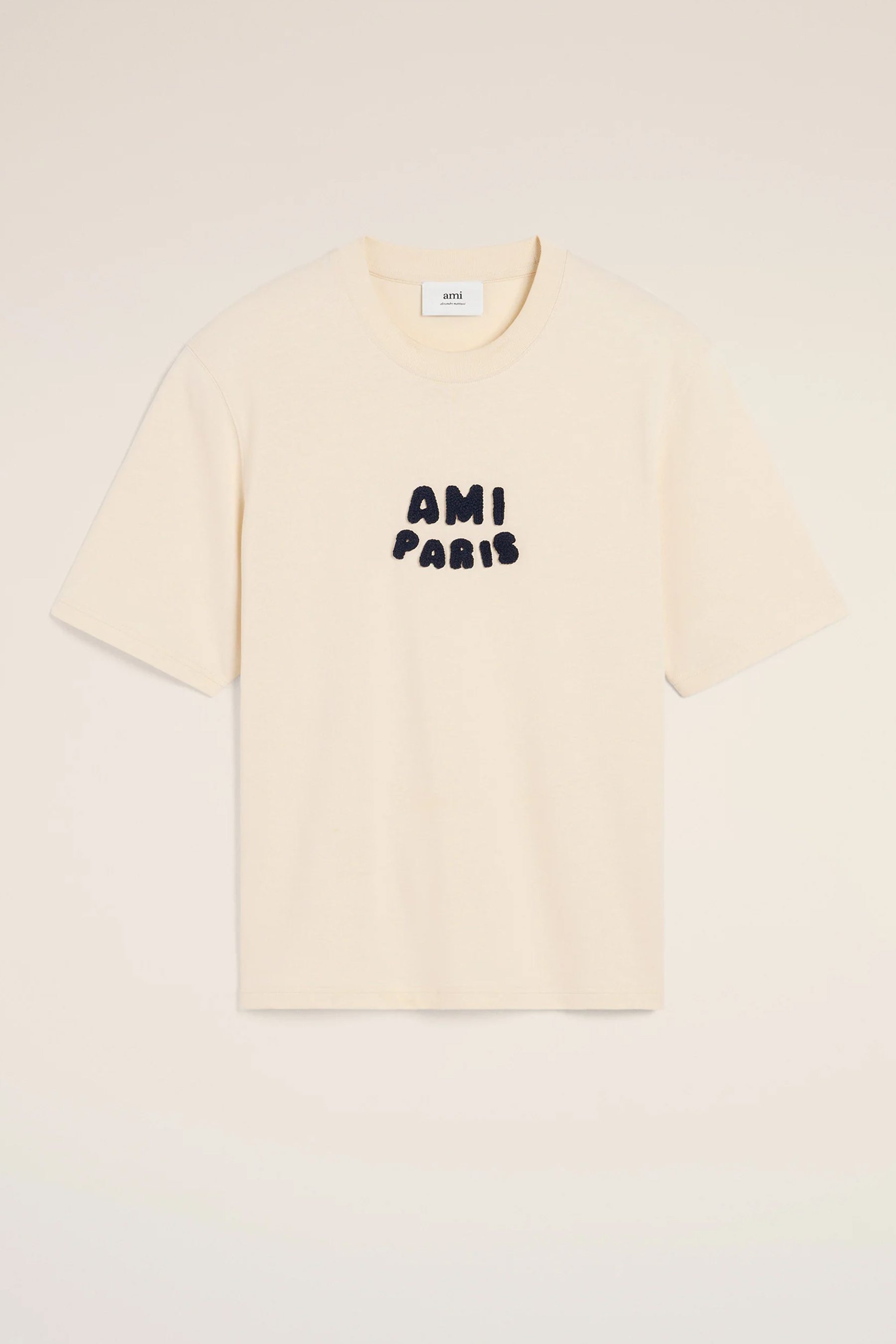 AMI PARIS Boxy Fit Organic Cotton Jersey T-Shirt AMI PARIS Boxy Fit Organic Cotton Jersey T-Shirt