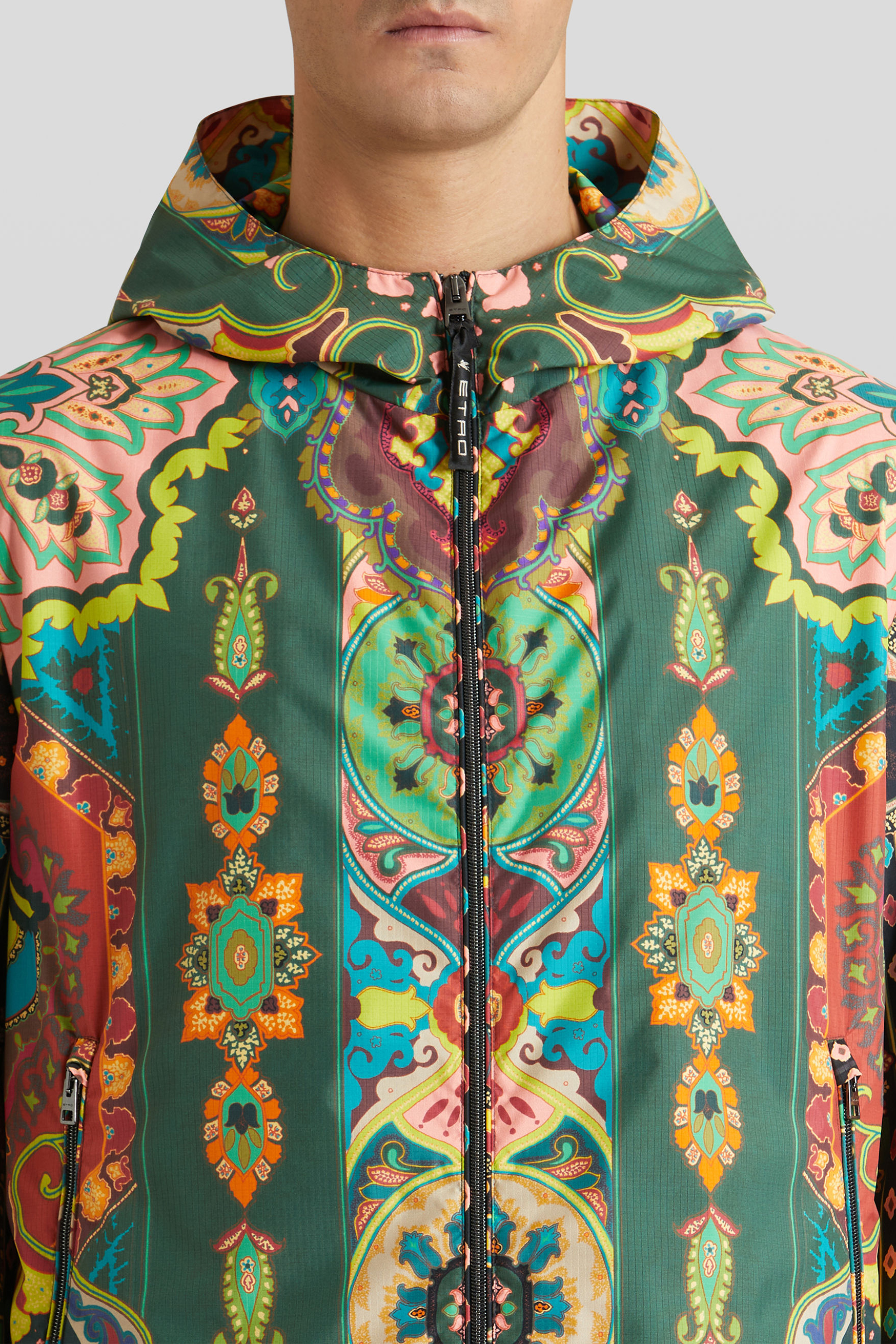 ETRO Packable Jacket With Carpet Pattern