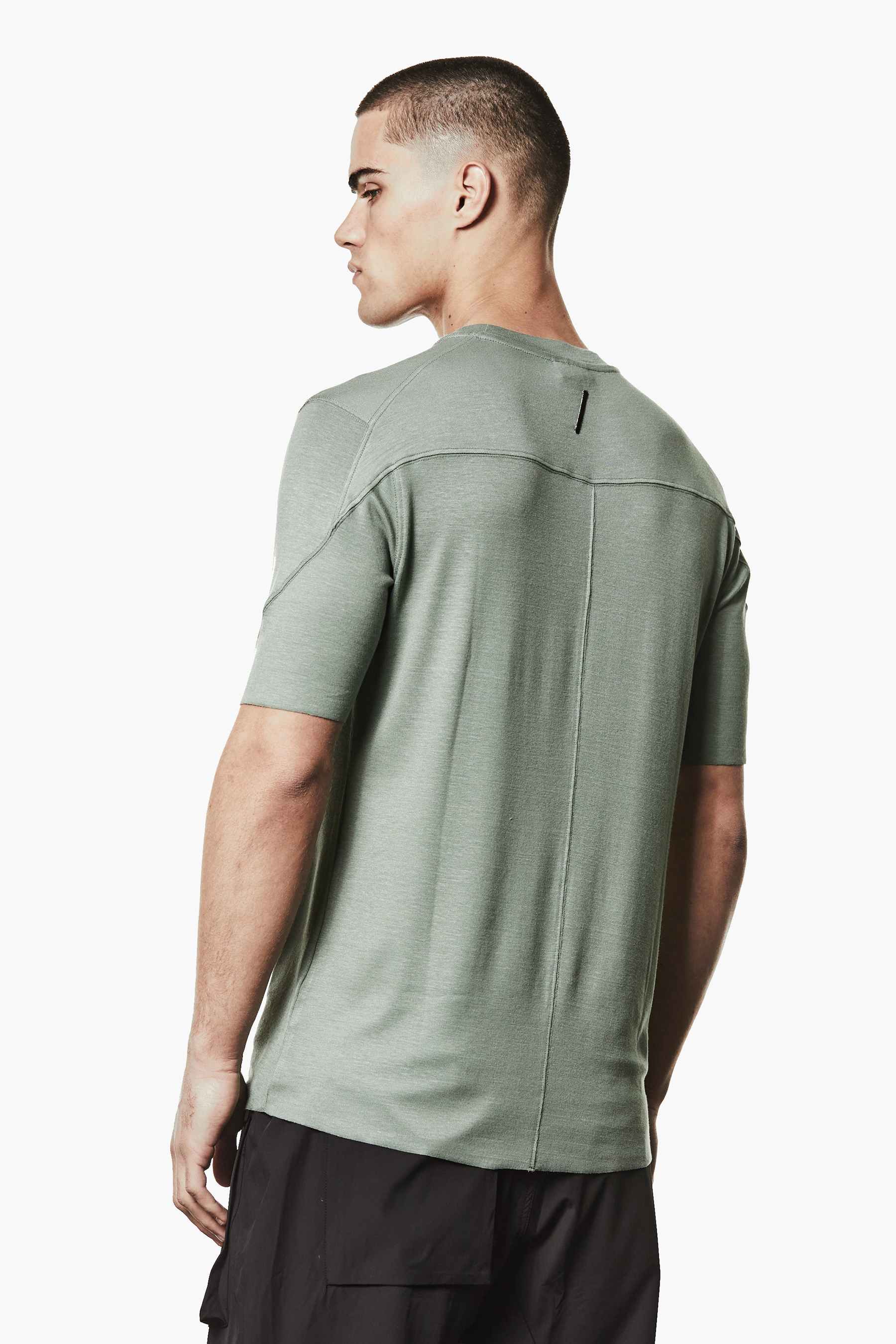 THOM KROM Slim Fit Viscose Stretch Round Neck T-Shirt T-shirt, Ärmel, Erwachsener, Mann, Person