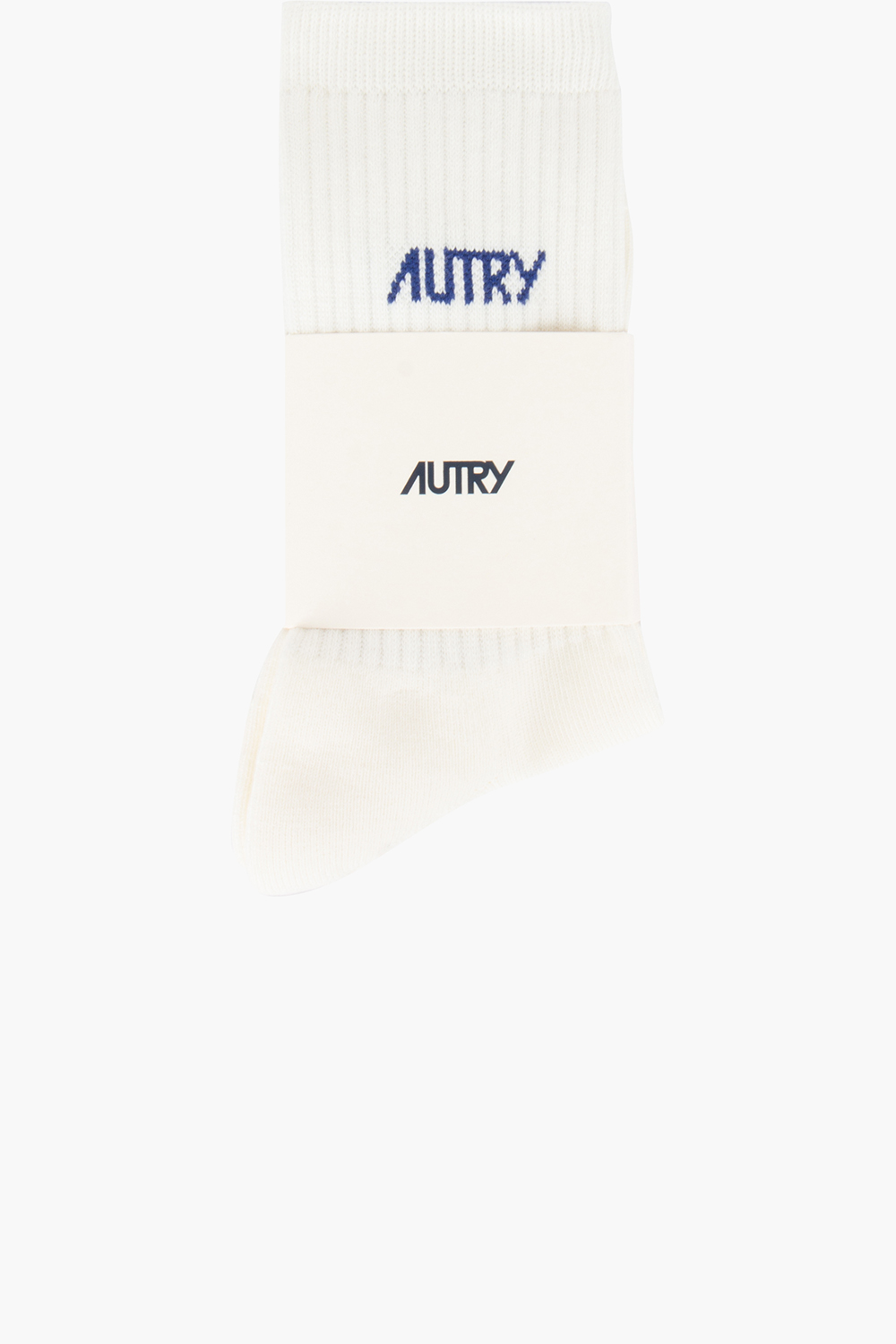 AUTRY Jacquard Logo Cotton Blend Stretch Socks