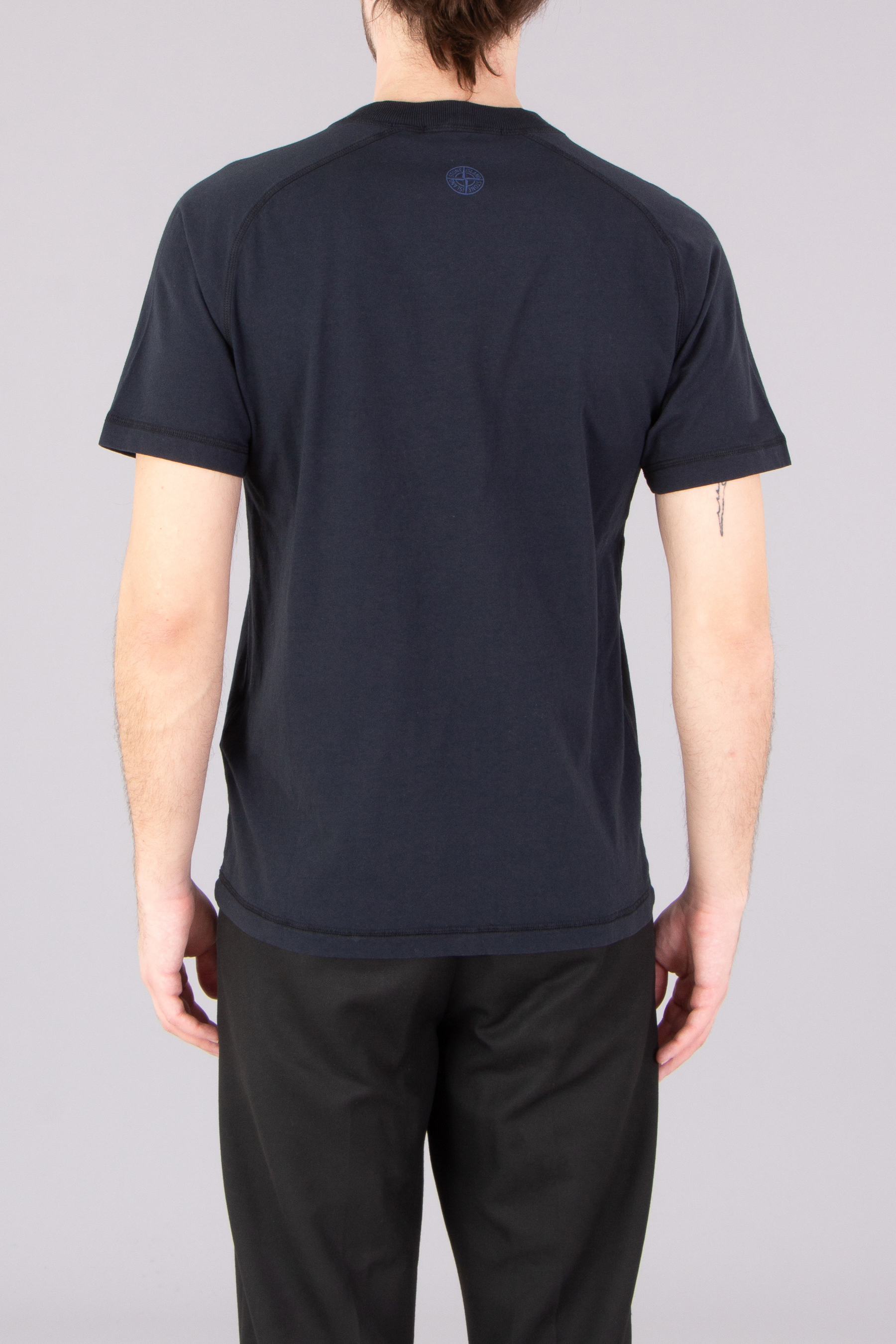 STONE ISLAND Institutional Two Print Organic Cotton Jersey T-Shirt STONE ISLAND Institutional Two Print Organic Cotton Jersey T-Shirt