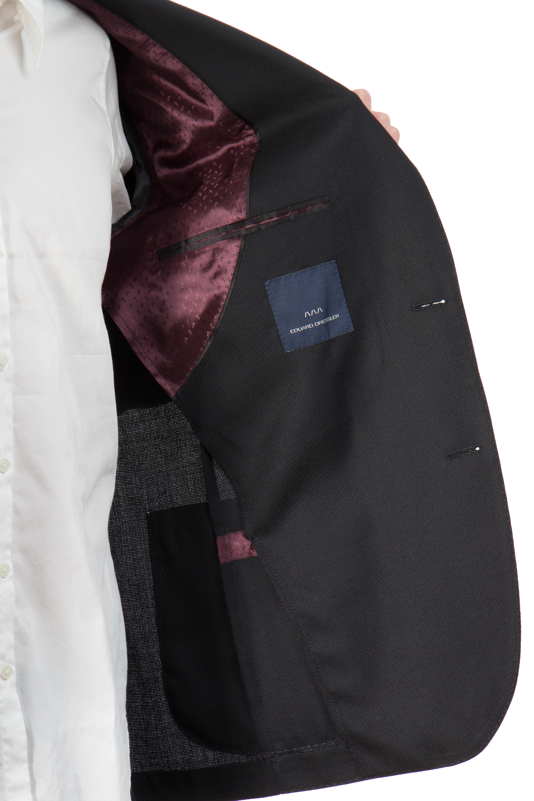 DRESSLER Shaped Fit Structured Virgin Wool Jacket Sendrik DRESSLER Shaped Fit Structured Virgin Wool Jacket Sendrik