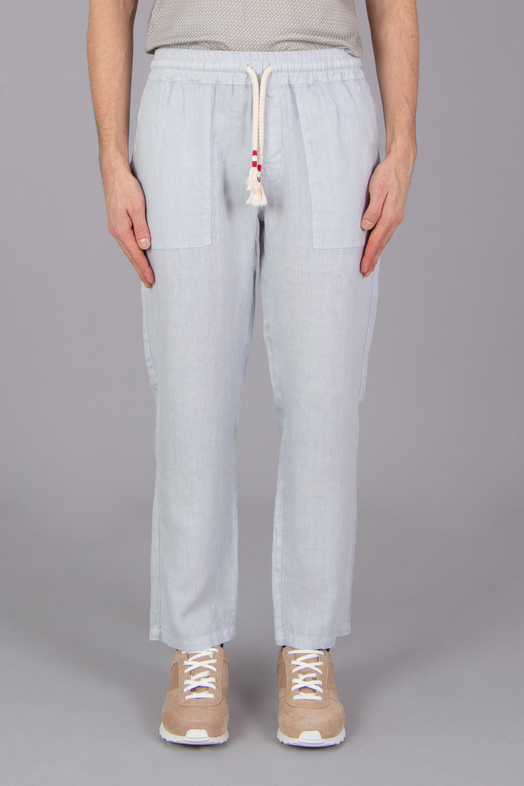 MC 2 SAINT BARTH Comfort Fit Linen Pants Calais MC 2 SAINT BARTH Comfort Fit Linen Pants Calais