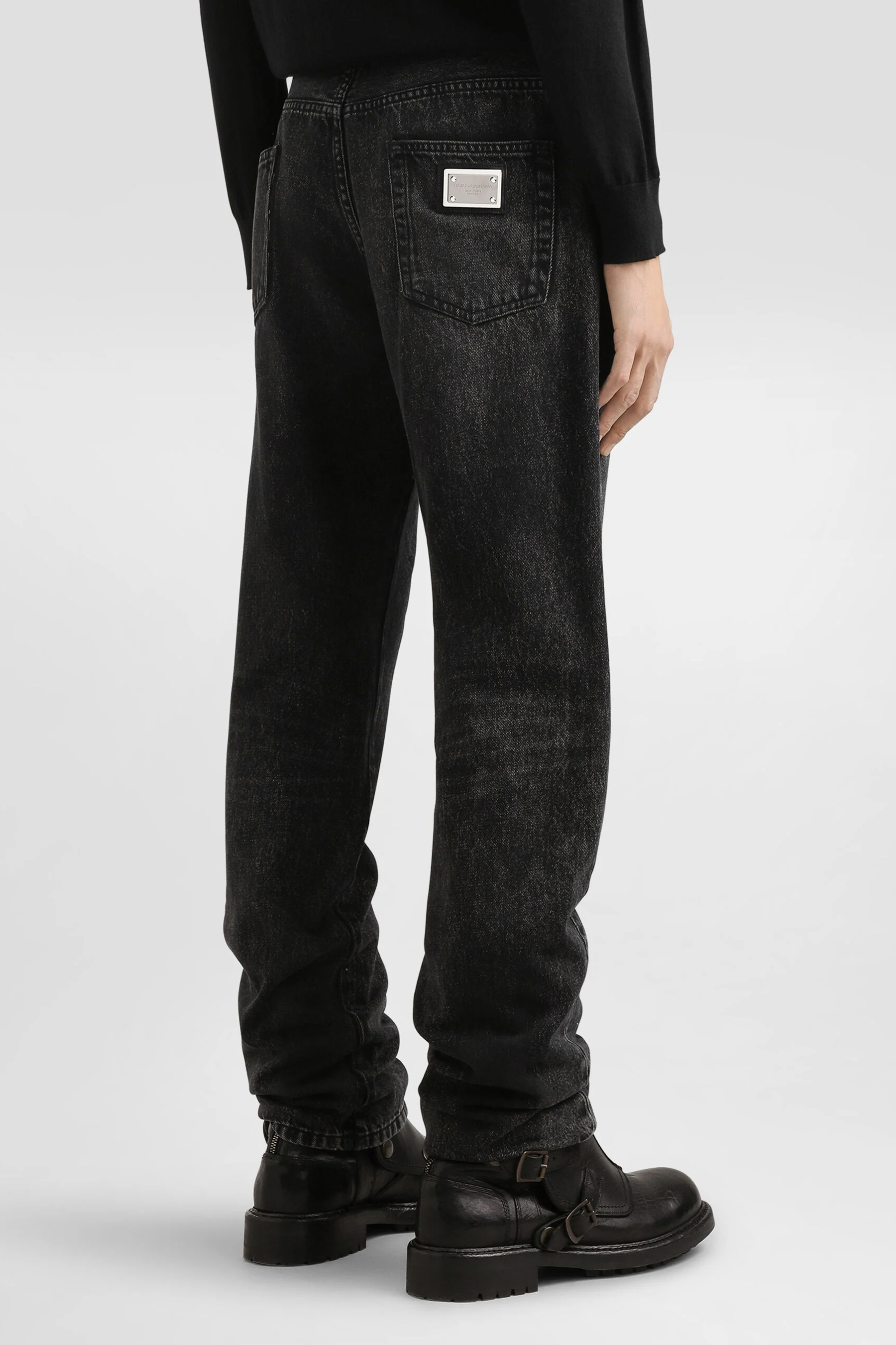 DOLCE & GABBANA Classic Fit Cotton Denim Jeans Hosen, Jeans, Erwachsener, Mann, Person