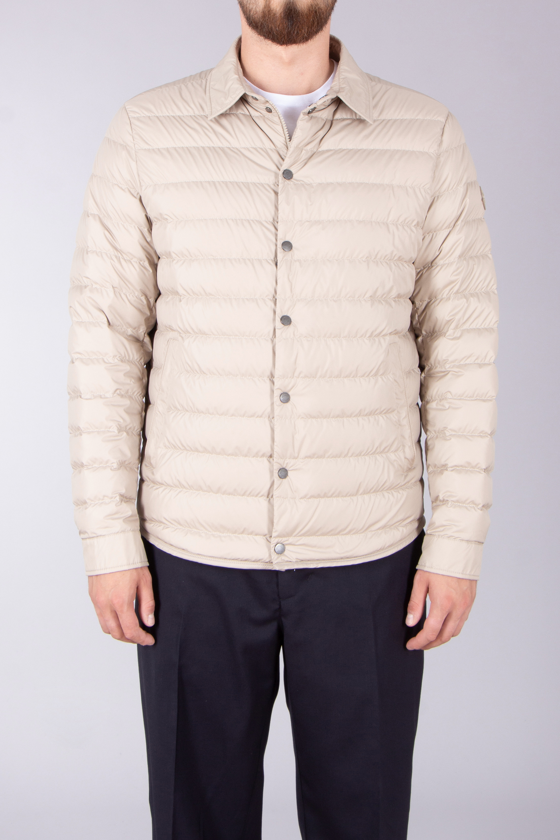 MONCLER Bourdon AirSoft Down Shirt Jacket Hemd, Mantel, Jacke, Langarm, Hosen