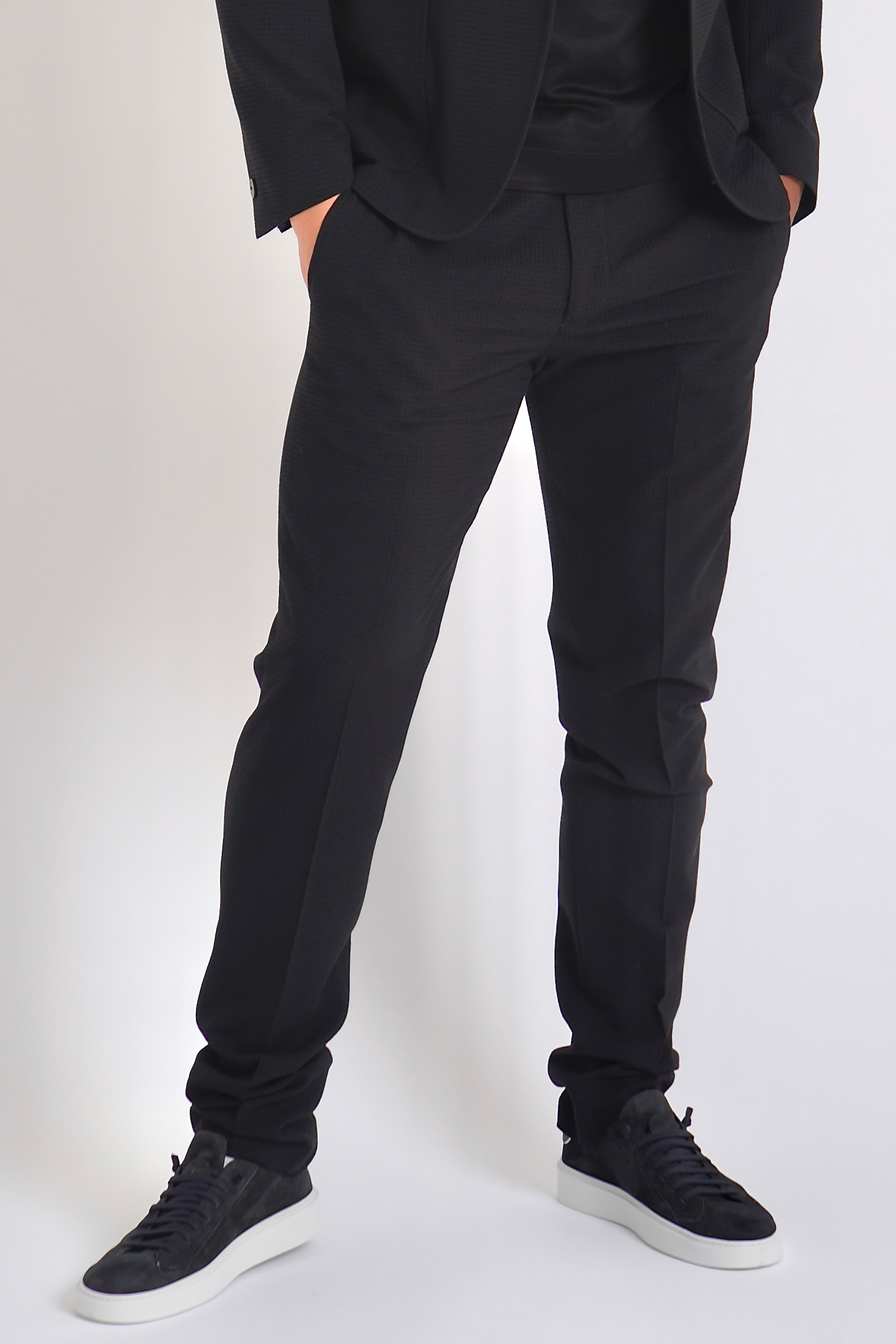 EMPORIO ARMANI Structured Wool Blend Pants I1P920I14620999