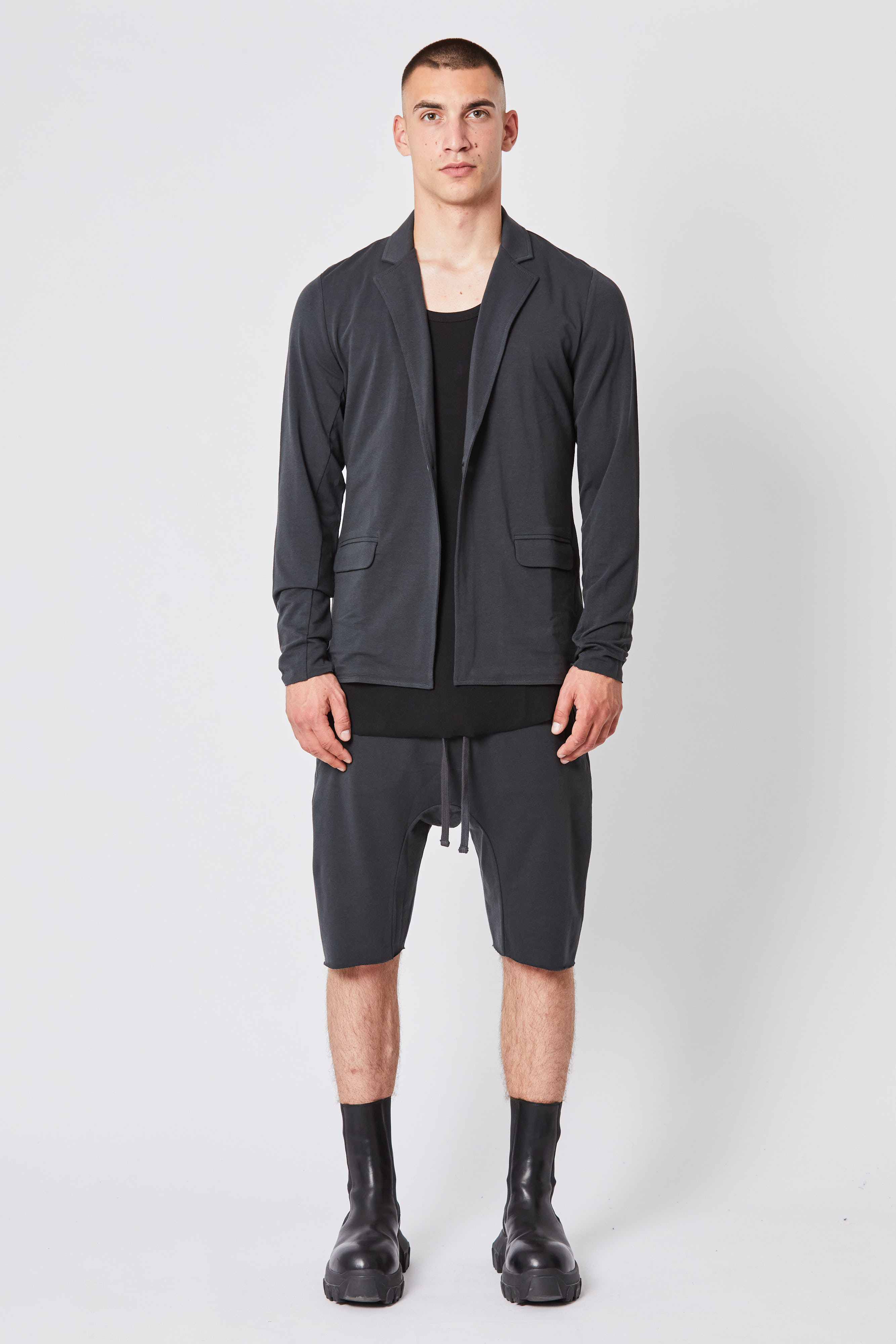 THOM KROM Slim Fit Cotton Modal Stretch One Button Jacket THOM KROM Slim Fit Cotton Modal Stretch One Button Jacket
