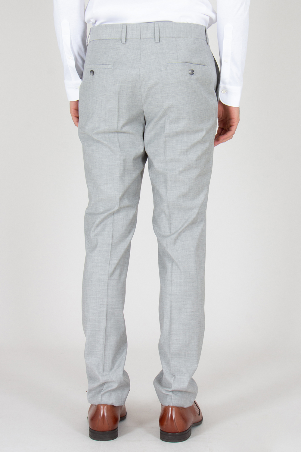 BOSS Slim Fit Virgin Wool Stretch Blend Suit H-Huge