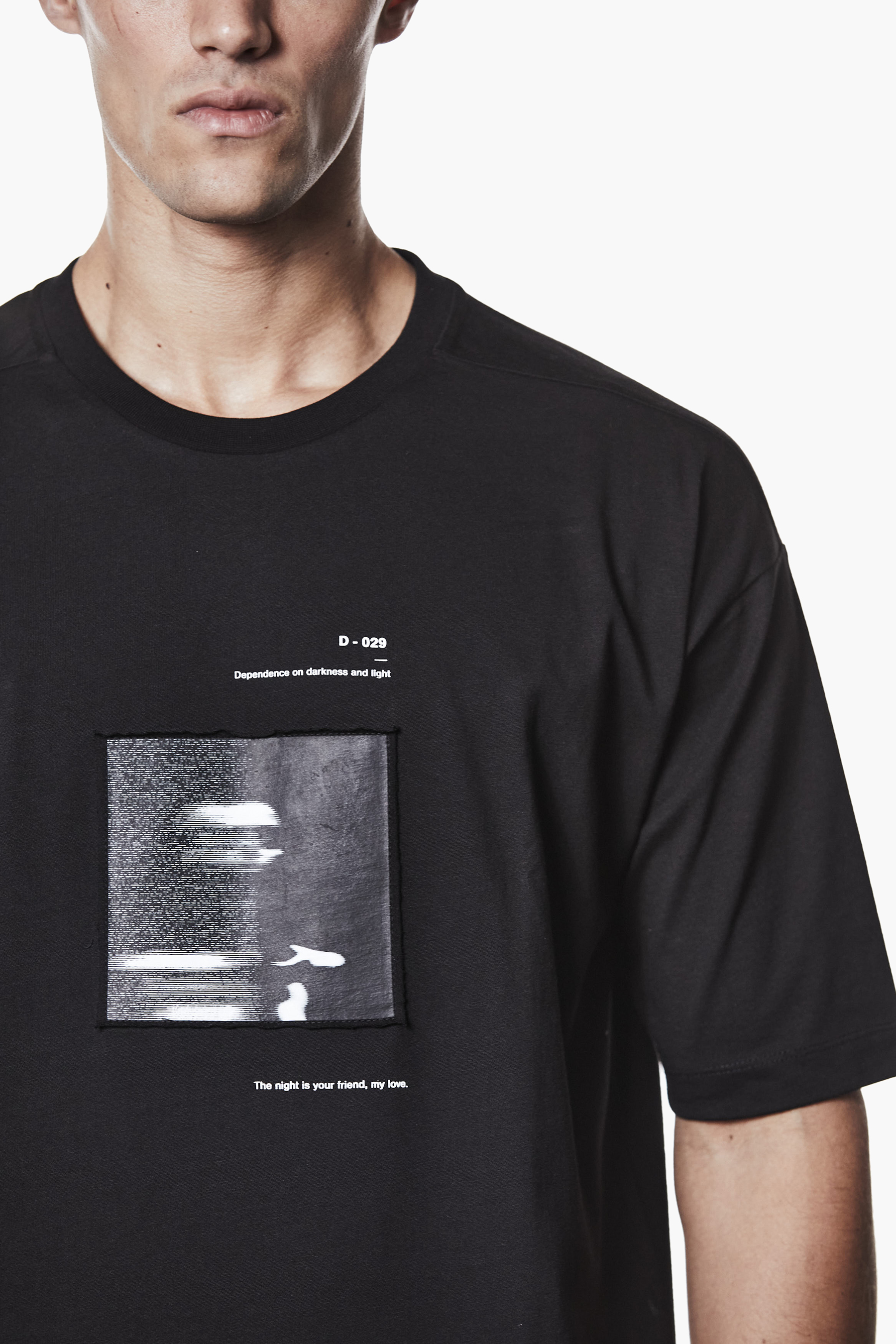 THOM KROM Loose Fit Patched Print Cotton Jersey T-Shirt T-shirt, Hemd, Erwachsener, Mann, Person