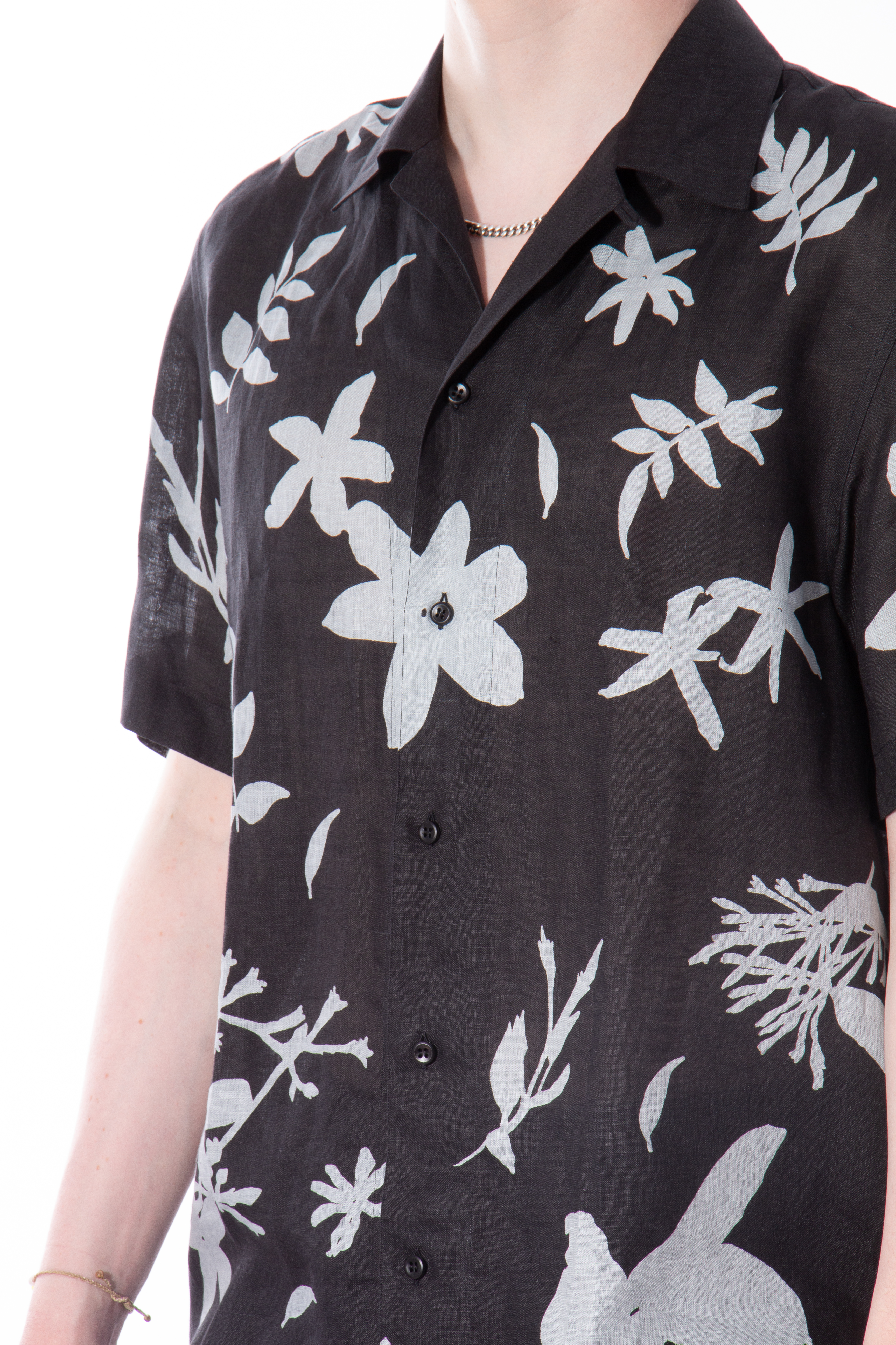 BRIONI Patterned Linen Shirt 