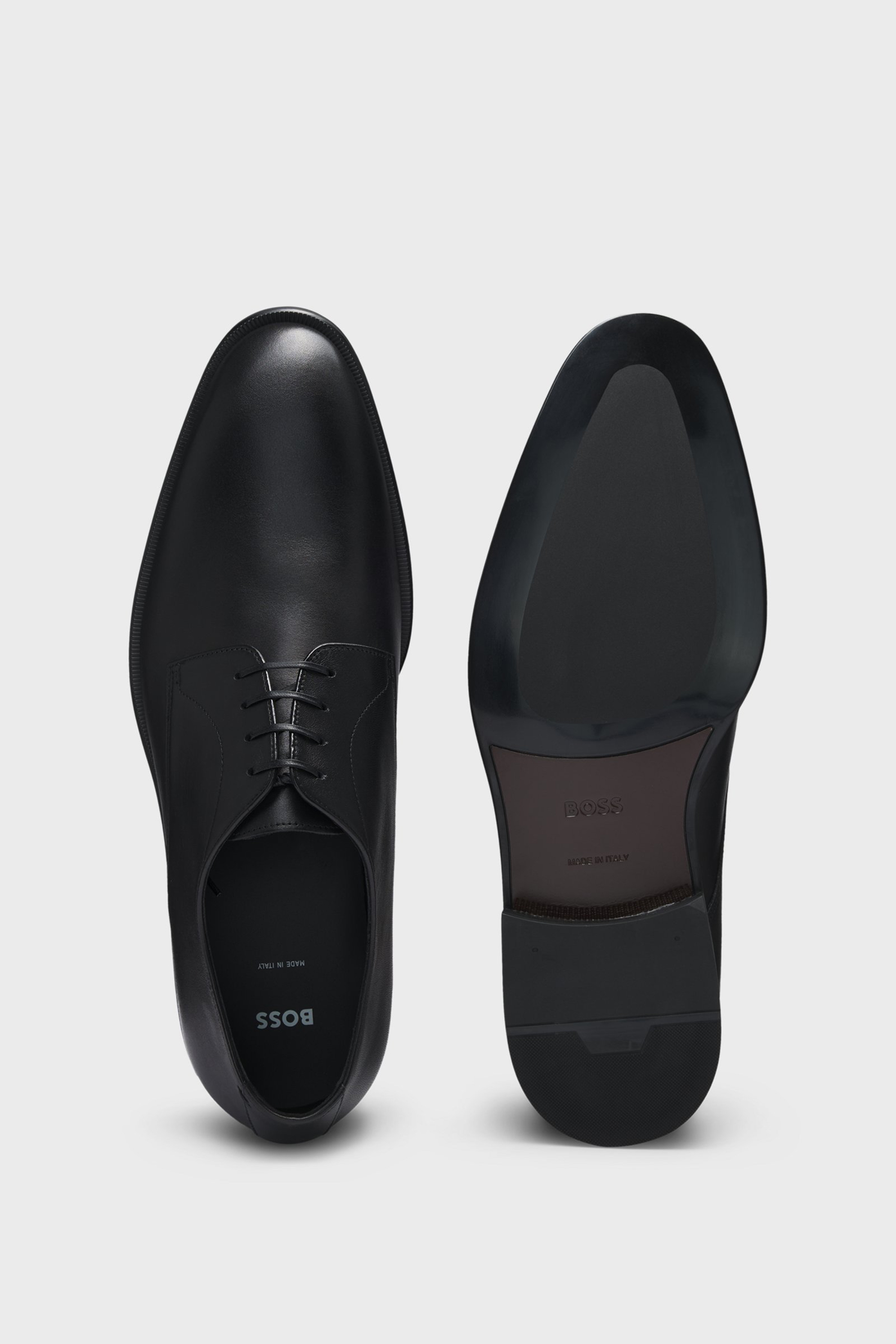 BOSS Leather Derby Shoes Derrek Bekleidung, Schuhwerk, Schuh, Sneaker, Hoher Absatz