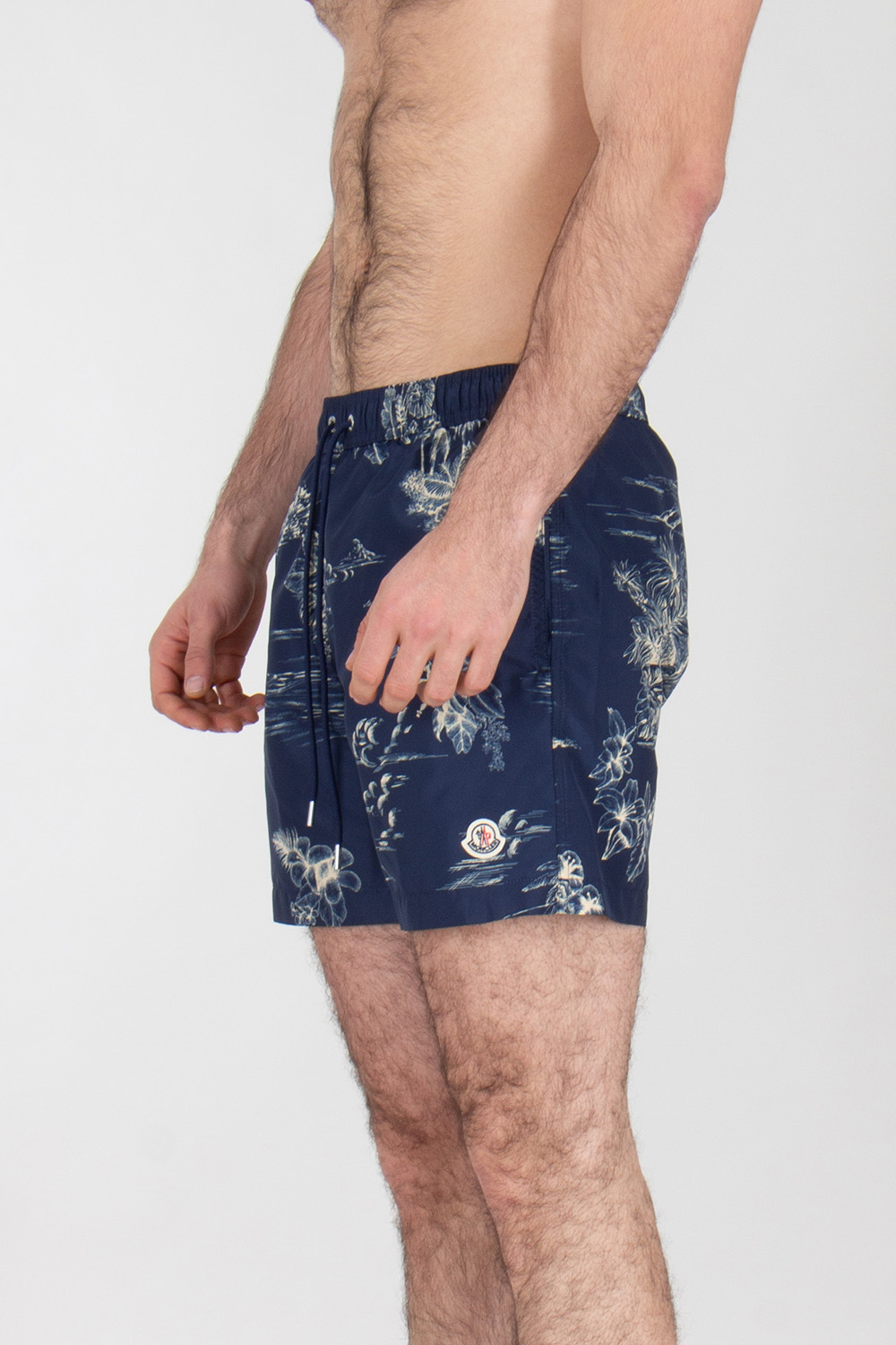 MONCLERI Floral Print Swim Shorts