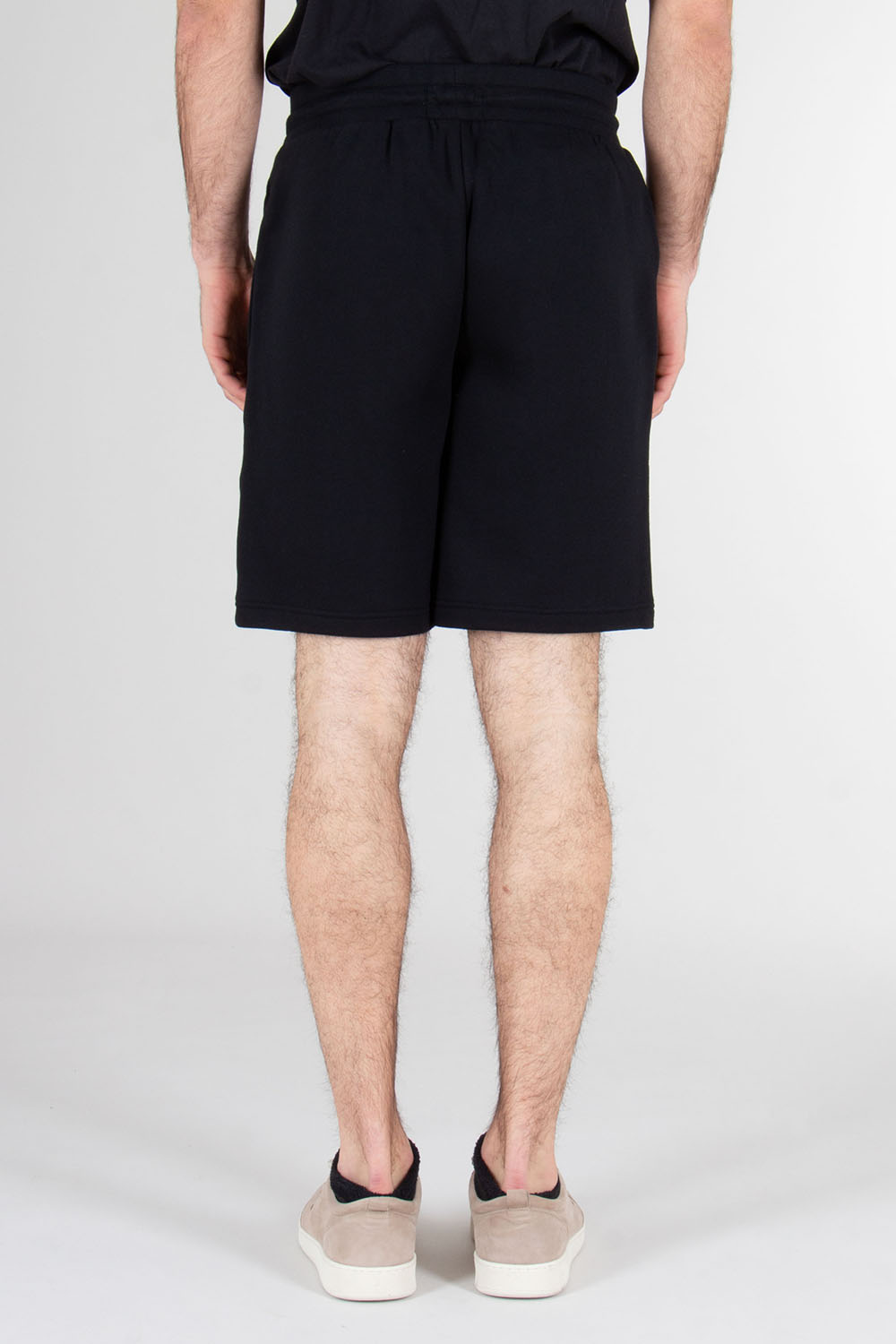 EMPORIO ARMANI Relaxed Fit Cotton-Modal French Terry Loungewear Shorts